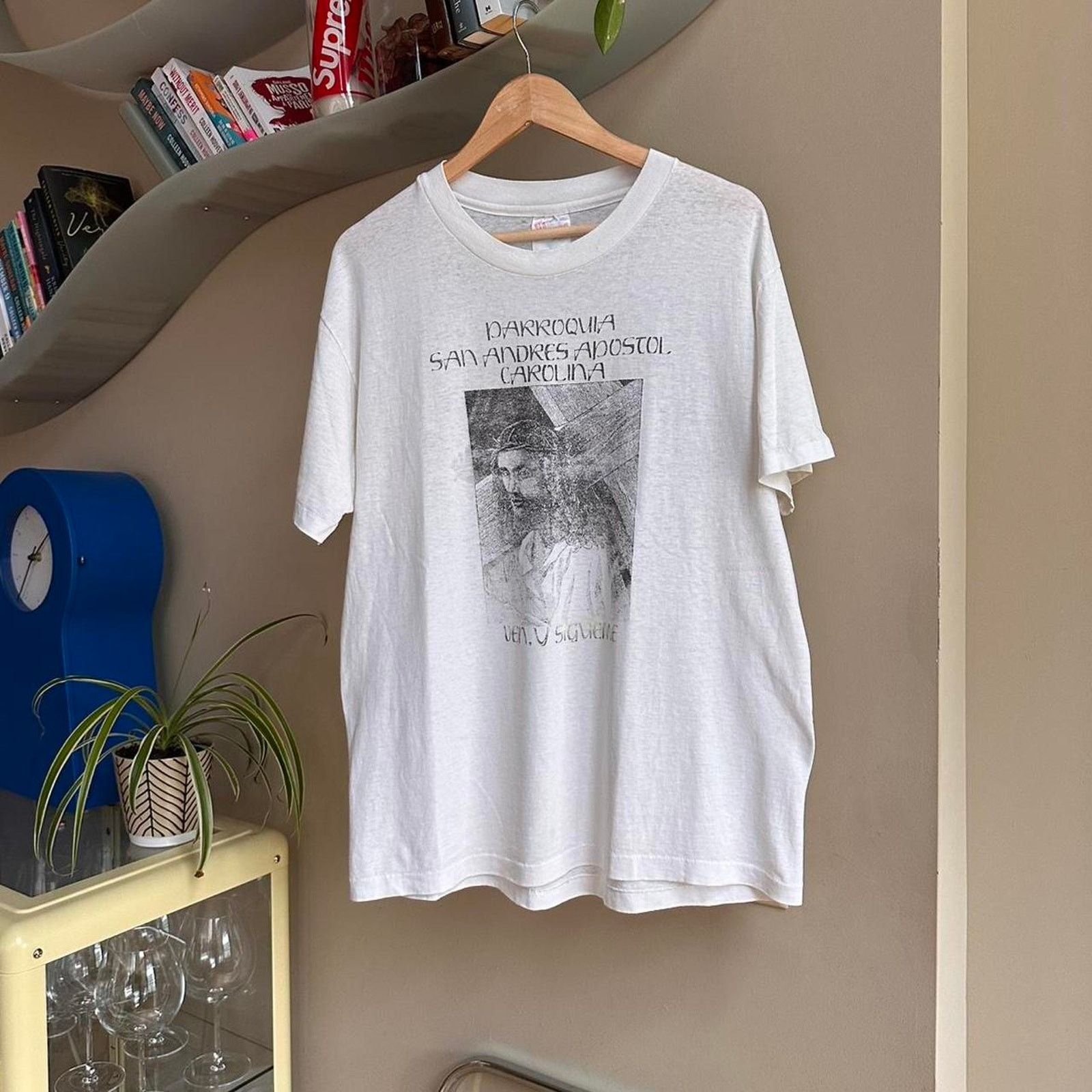 Hanes × Vintage Vintage Jesus Tee Size US L / EU 52-54 / 3 - 1 Thumbnail