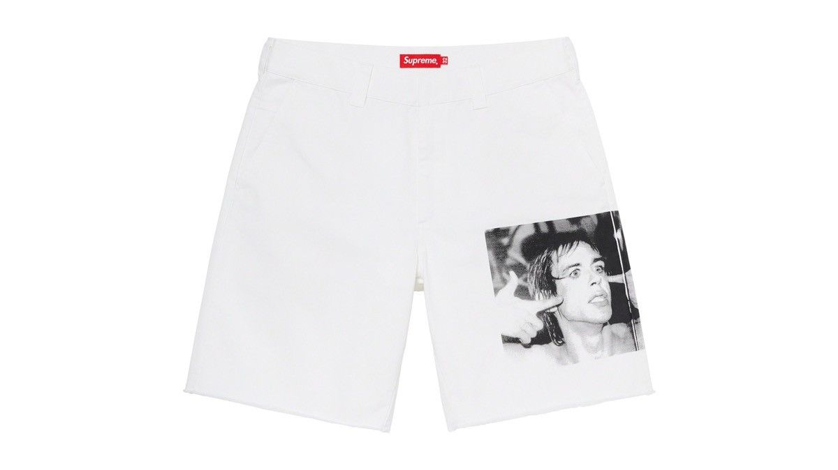 Supreme Supreme Ss21 Iggy Pop Work Shorts | Grailed