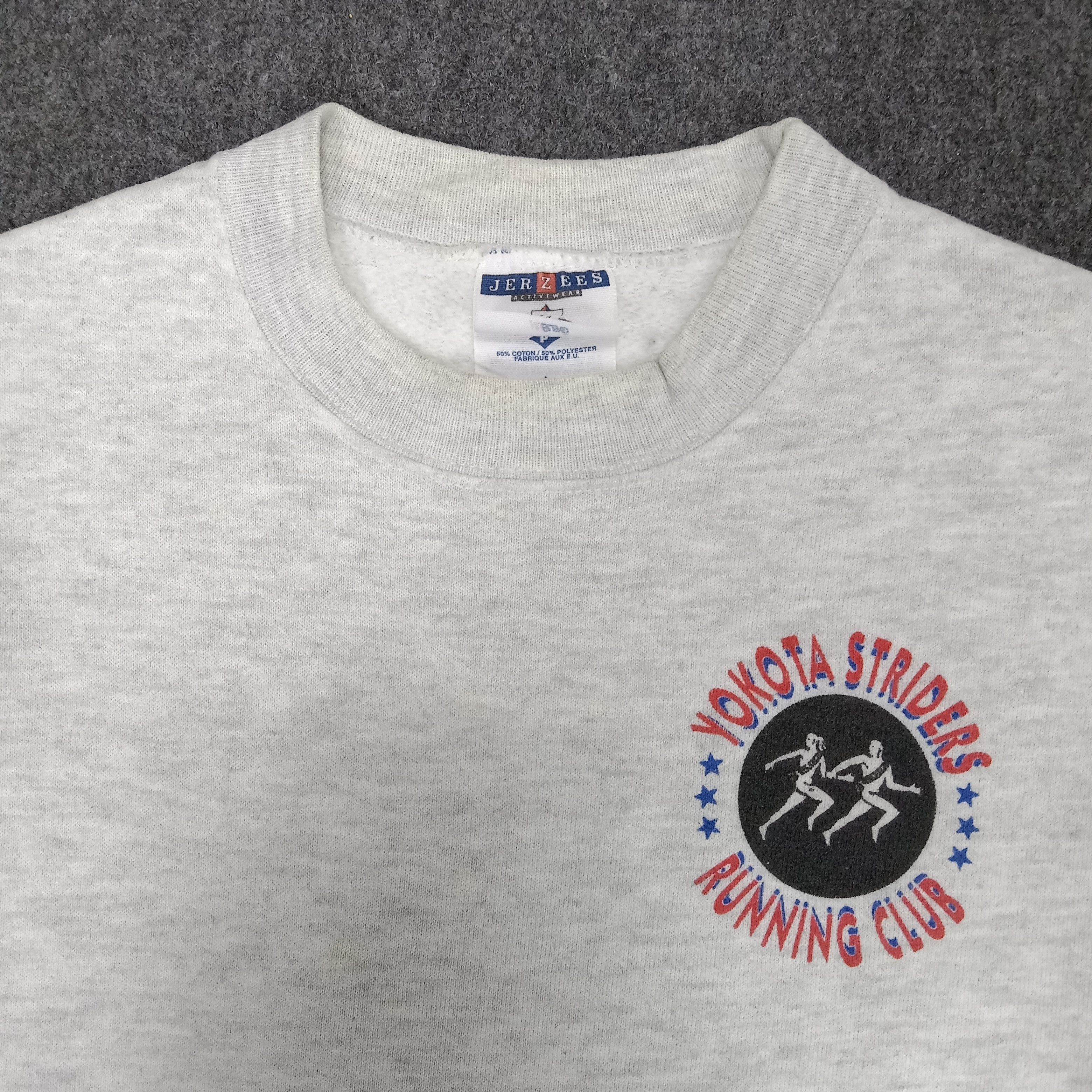 Vintage 90's Yokota Strides Frostbite Footrace Style Sweatshirts Size US S / EU 44-46 / 1 - 5 Thumbnail