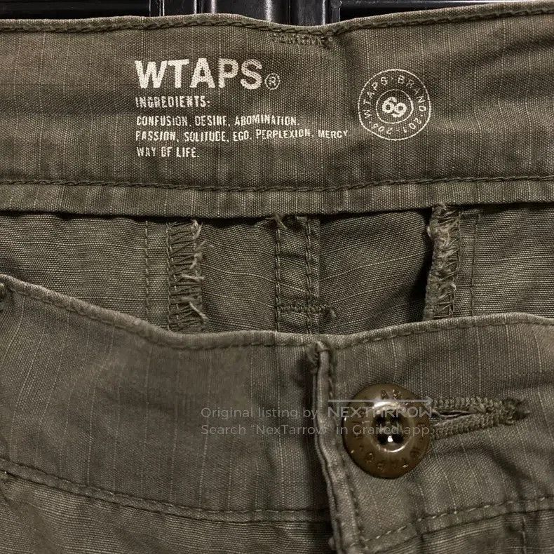 Wtaps Wtaps Wash and age distressed patchwork military pants Size US 39 - 6 Thumbnail