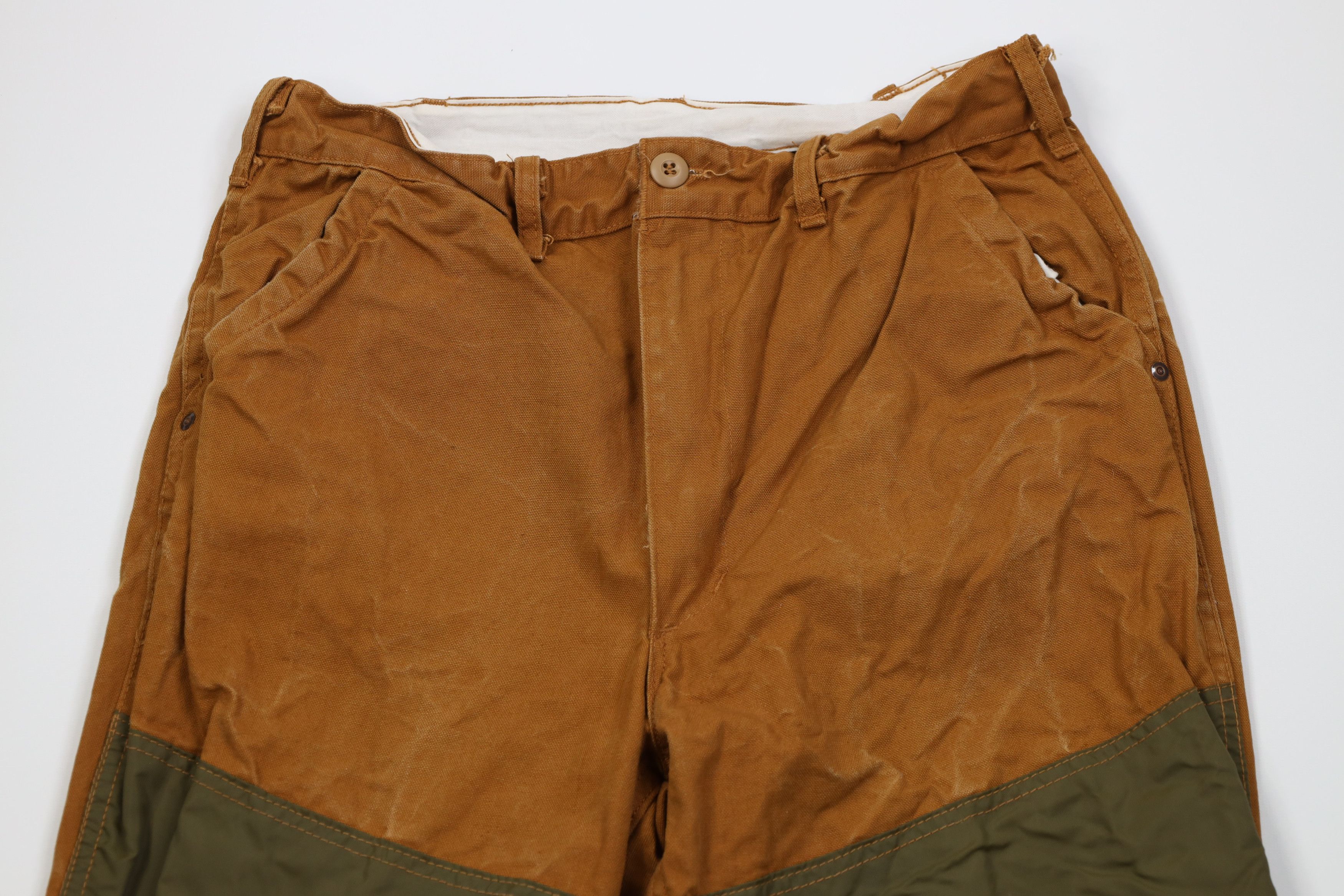 Vintage Vintage 90s Streetwear Canvas Field Brush Hunting Pants Size US 32 / EU 48 - 2 Thumbnail