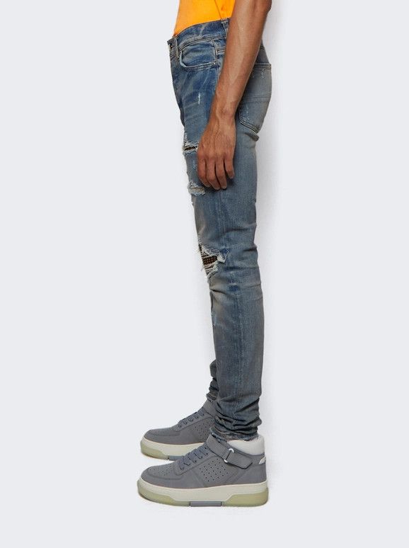 o1gr1nt1124 MX1 Neon Plaid Jeans in Clay Indigo