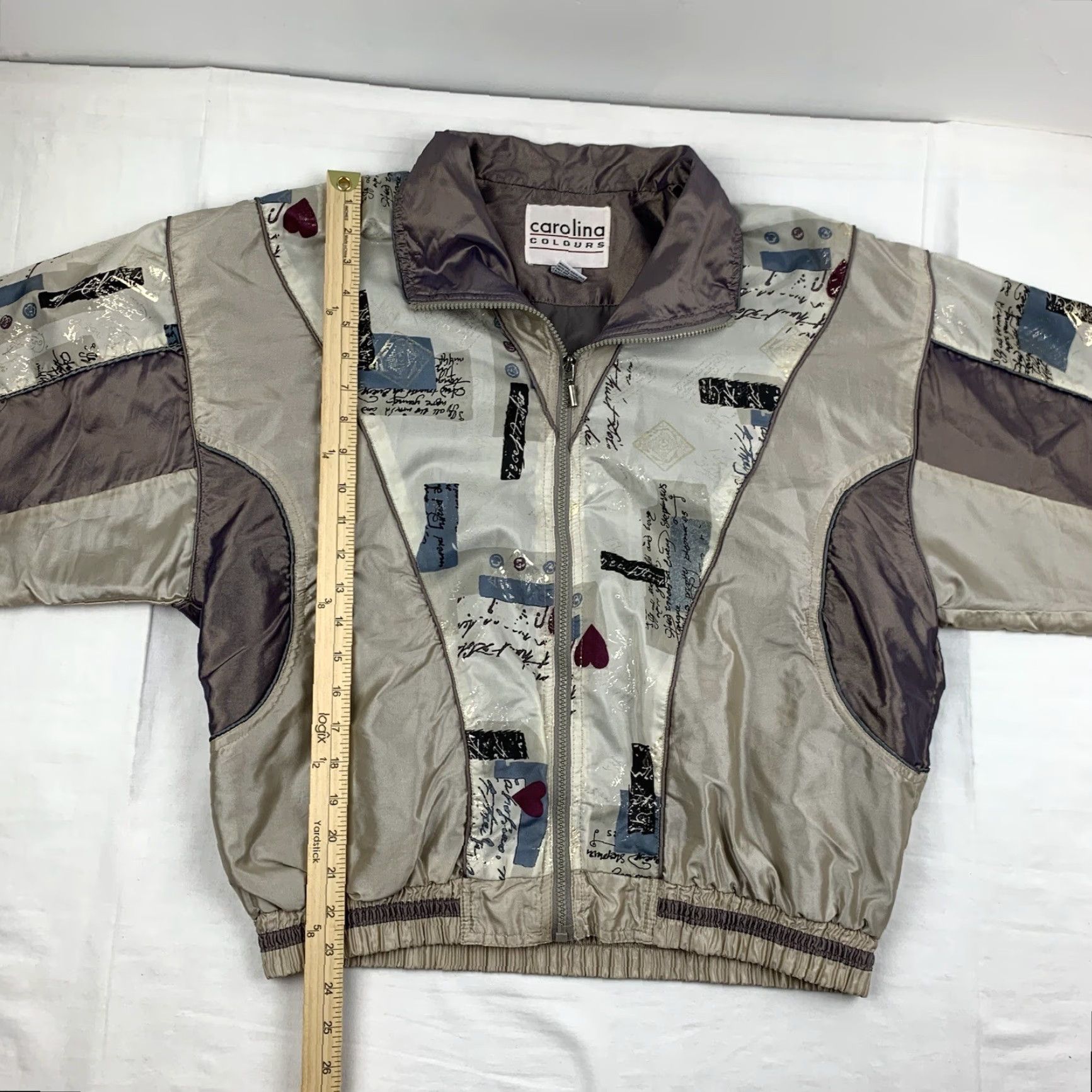 Vintage VINTAGE Carolina Colours Track Suit 2 Piece Activewear Medium Brown Geometric 80s 90s Womens Size 32" / US 10 / IT 46 - 4 Thumbnail