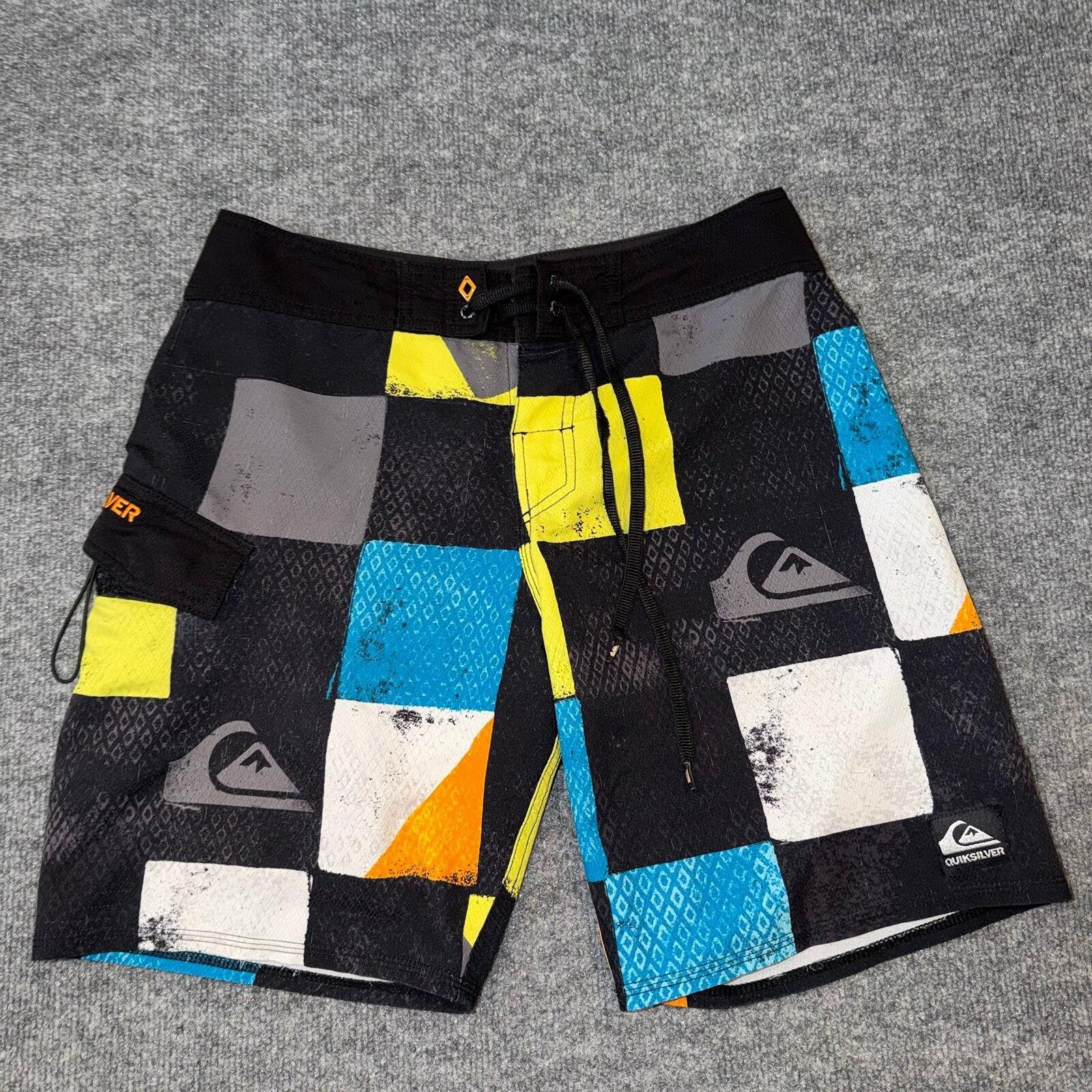 Quiksilver Quiksilver Colorful Checkerboard Swim Trunks Mens SM 30 Size US 30 / EU 46 - 1 Thumbnail