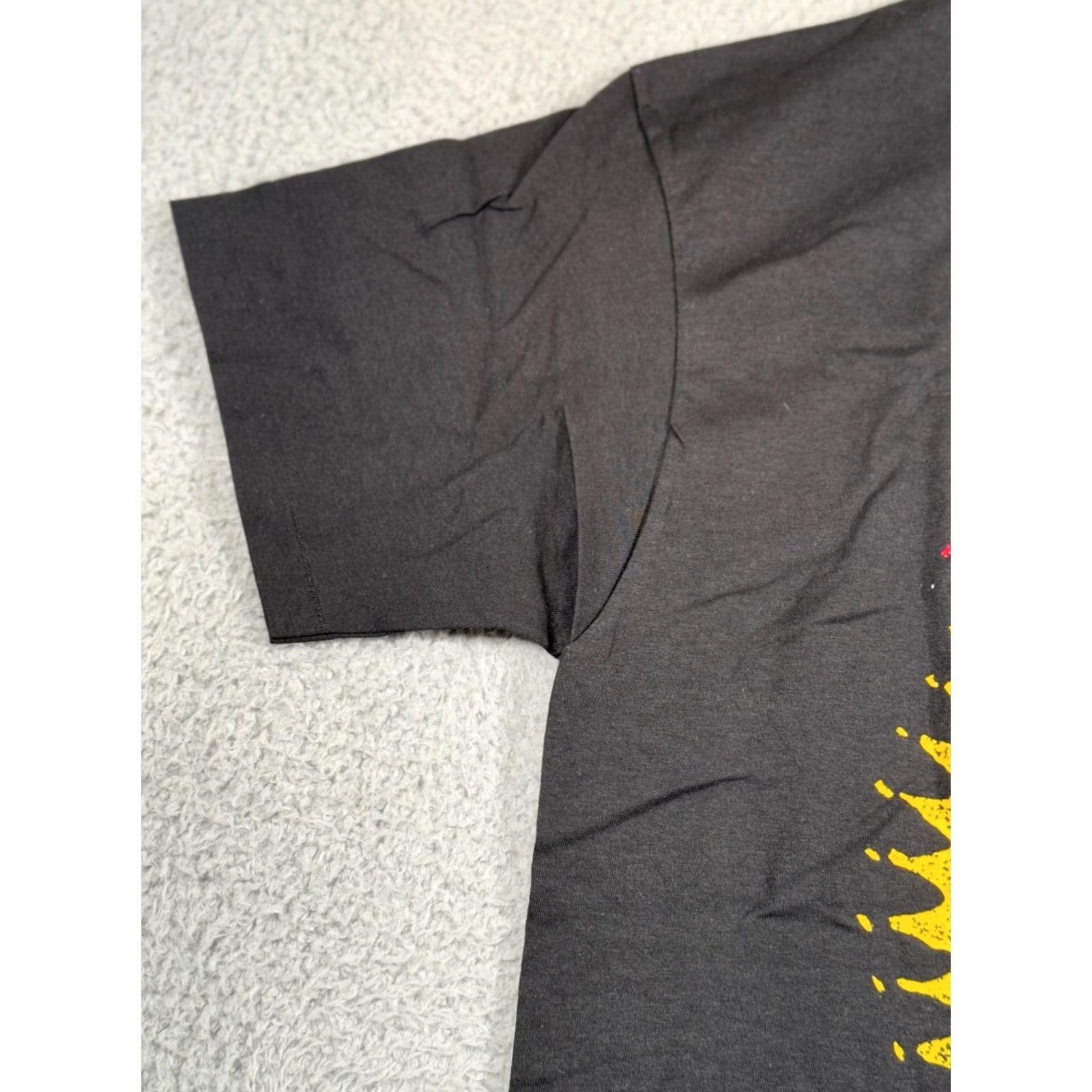 La Gear VINTAGE LA Gear Shirt Mens XL Black Kort God Graphic Print Short Sleeve Logo Size US XL / EU 56 / 4 - 5 Thumbnail