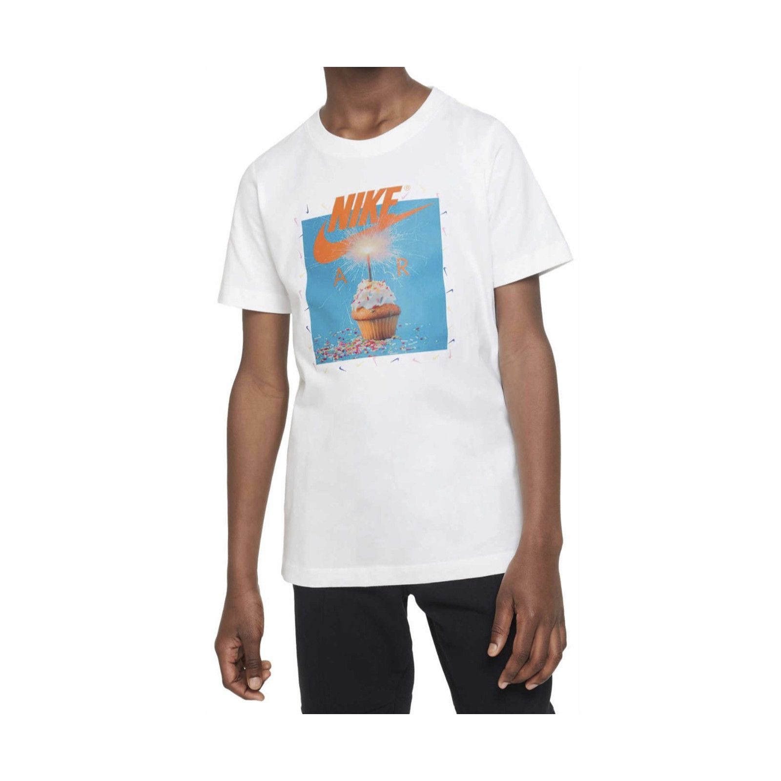 Nike Nike White Short birthday Tee Large A001752 Size US L / EU 52-54 / 3 - 1 Thumbnail