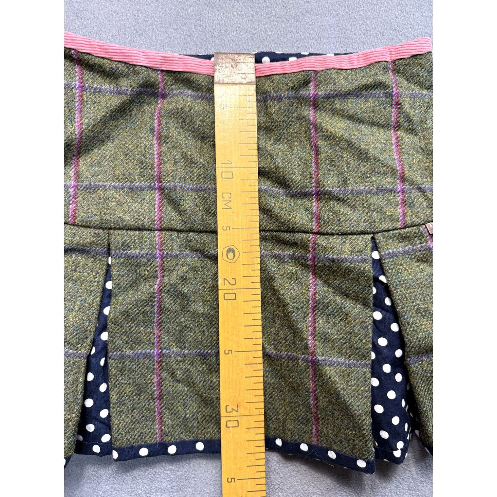 Vintage Timothy Foxx Green Skirt 6 Womens Short Mini Size 6 Skirt Green Womens Size 28" / US 6 / IT 42 - 3 Thumbnail