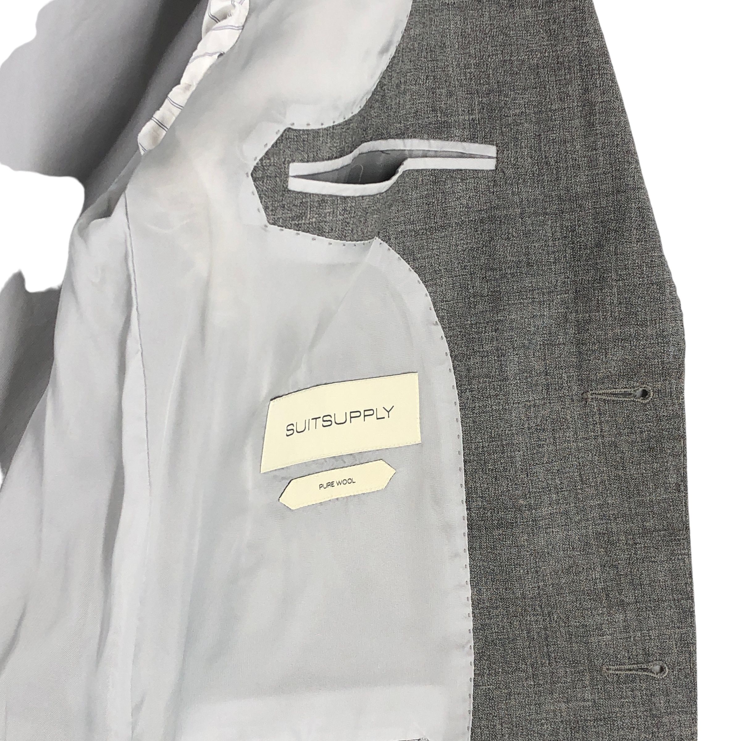 Suitsupply Lazio Single Breasted Wool Blazer Size EU:52; UK:42; US:42S Size 42S - 8 Thumbnail