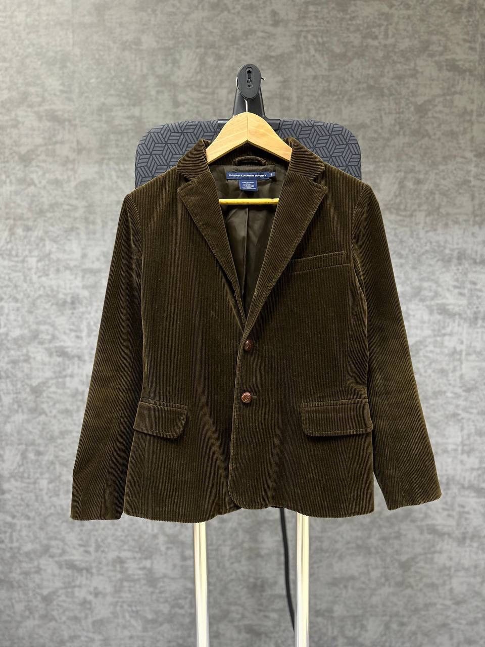 Polo Ralph Lauren × Vintage Vintage Polo Ralph Lauren Velvet Brown Blazer Size 38R - 7 Thumbnail