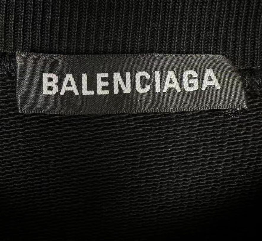 Balenciaga BALENCIAGA Mastercard logo printed round neck 2412-Nextarrow Size US S / EU 44-46 / 1 - 5 Thumbnail