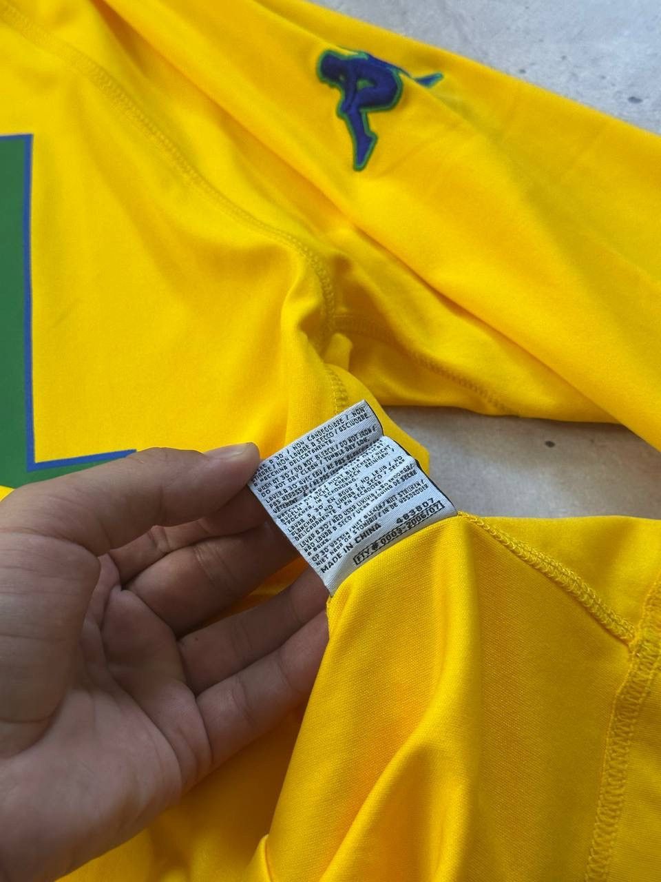 Kappa × Vintage Kappa Team Brasil Tee Vintage Training Jersey Rare 00s Size US L / EU 52-54 / 3 - 6 Thumbnail
