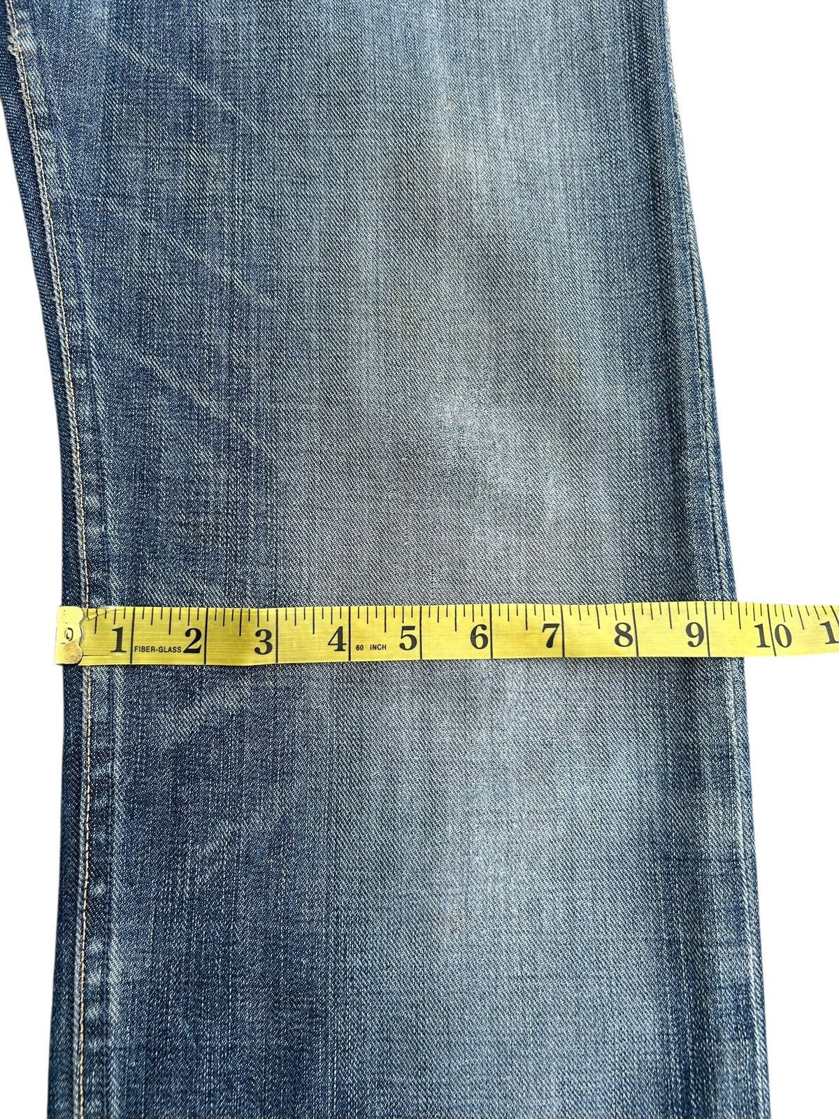 Kapital VINTAGE WRANGLER BLUE BELL SELVEDGE DISTRESSED DENIM JEANS Size US 31 - 20 Thumbnail