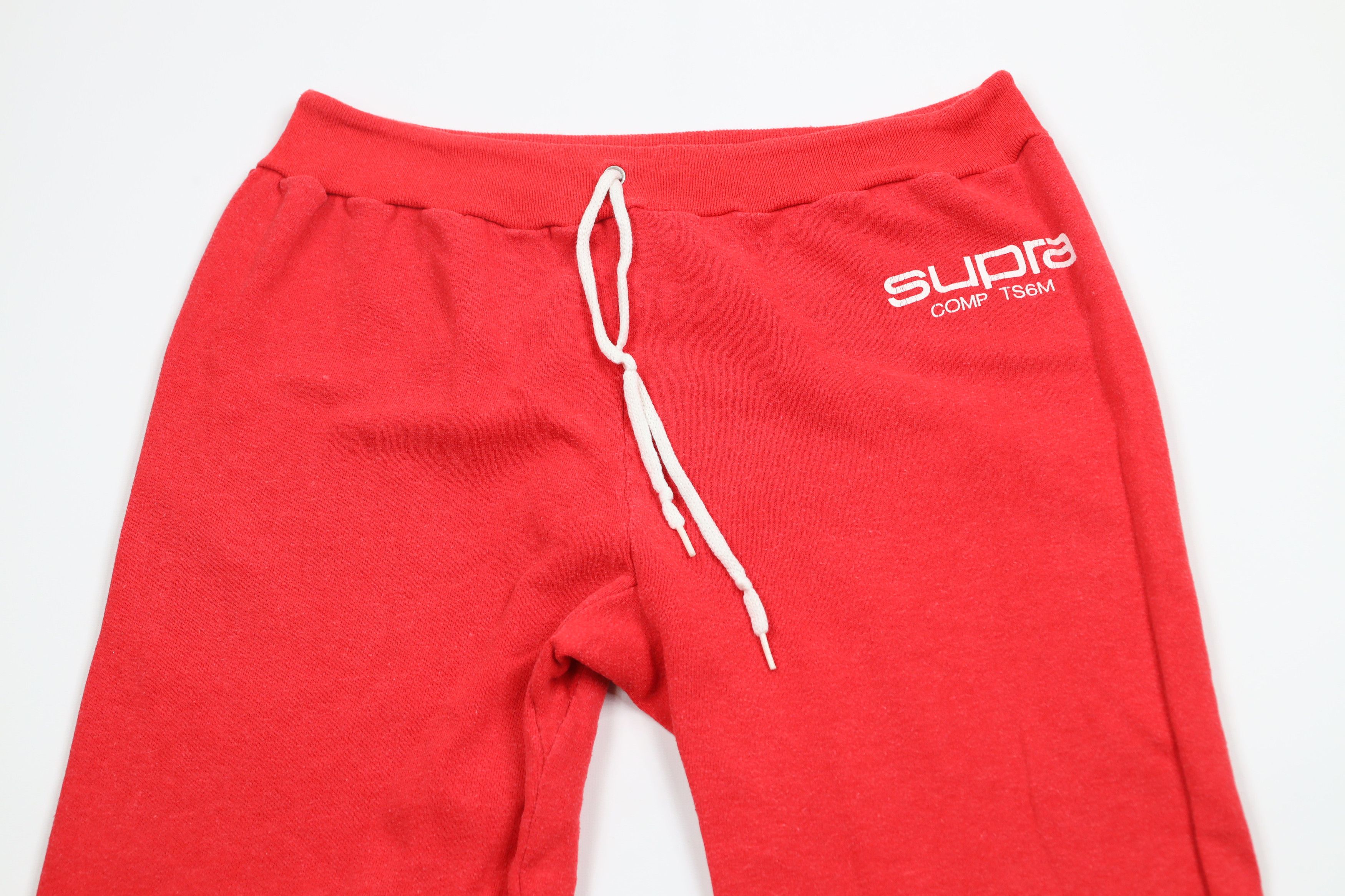 Vintage Vintage 70s 80s Comp TS6M Boat Sweatpants Joggers Red USA Size US 38 / EU 54 - 2 Thumbnail