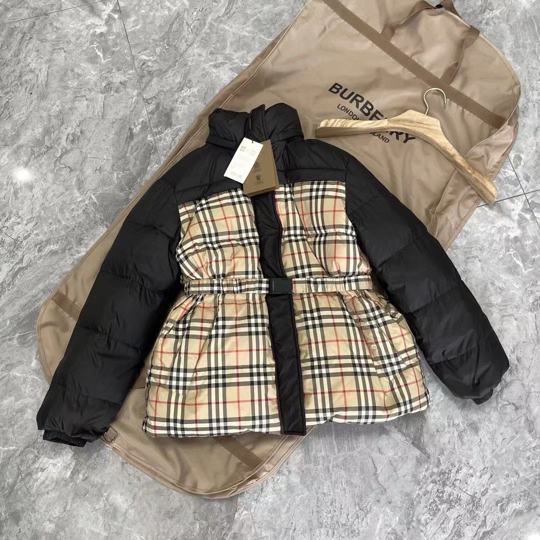 Burberry Burberry Checkered Puffer Jacket Size L / US 10 / IT 46 - 1 Thumbnail