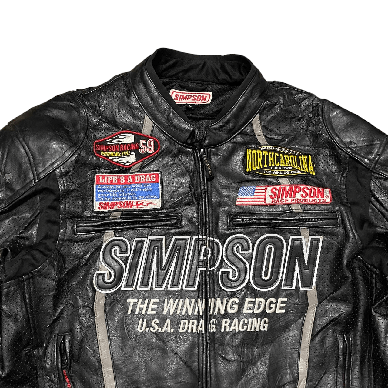Kadoya Vintage Simpson Drag Racing Jacket with Padding Size US L / EU 52-54 / 3 - 2 Thumbnail
