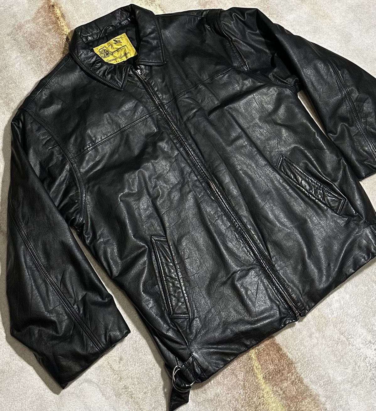 Genuine Leather Leather jacket Size US M / EU 48-50 / 2 - 2 Thumbnail