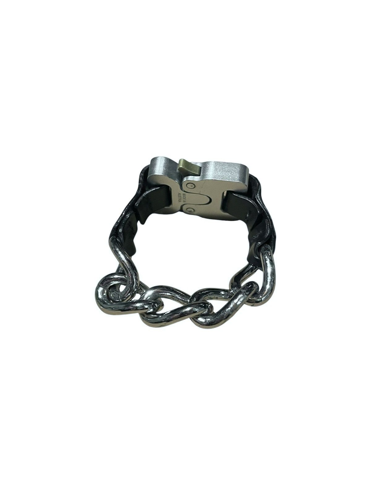 1017 ALYX 9SM 1017 ALYX 9SM Leather and Chain Rollercoaster Bracelet Size ONE SIZE - 2 Thumbnail