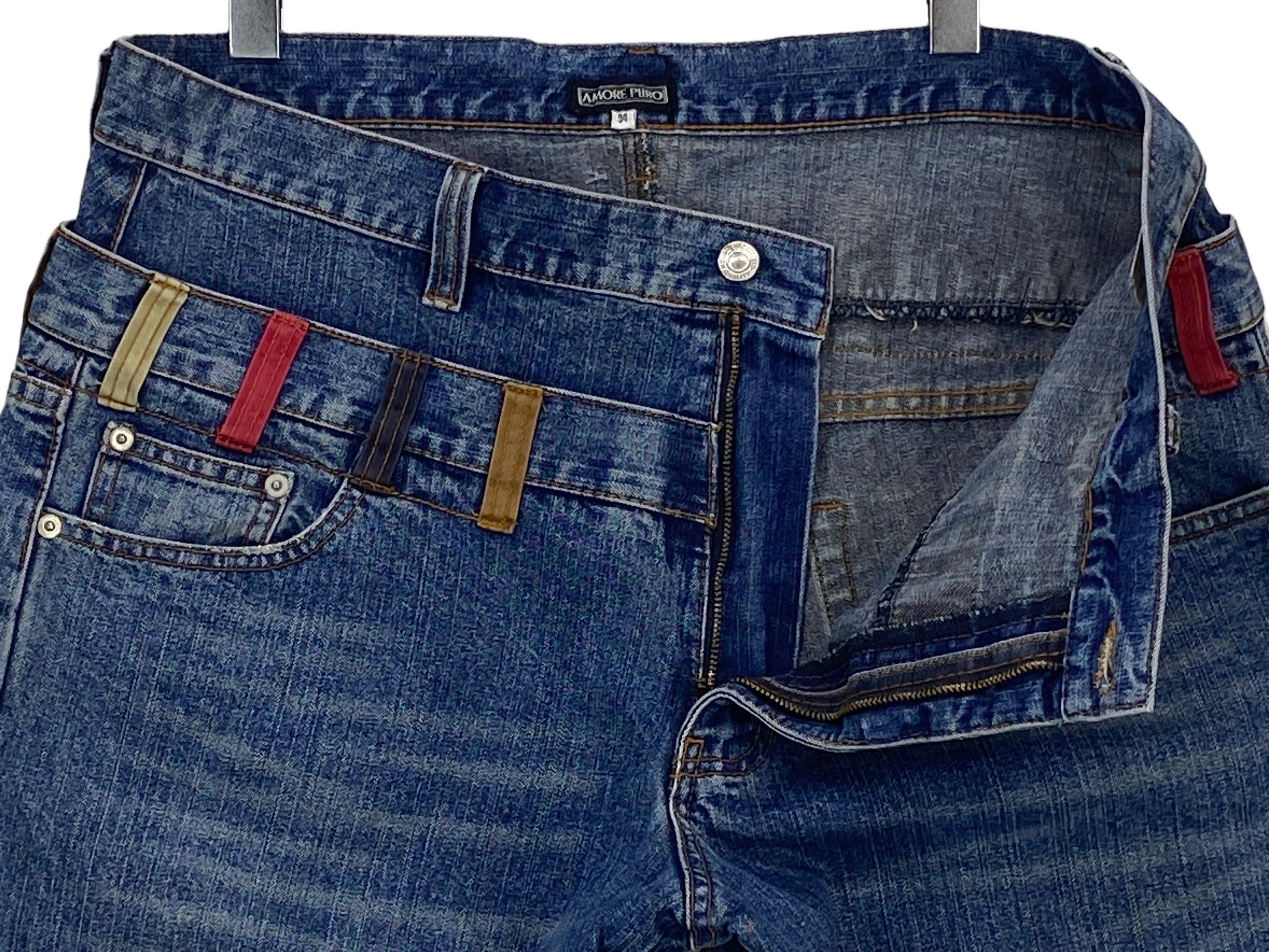 Japanese Brand Amore Puro Big Size Jeans Double Waist Japanese Brand Jeans Size US 37 - 7 Thumbnail
