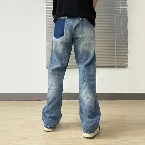 Japanese Brand × Jean Jeans straight legs casual denim trousers loose fit wide leg Size US 30 / EU 46 - 1 Thumbnail