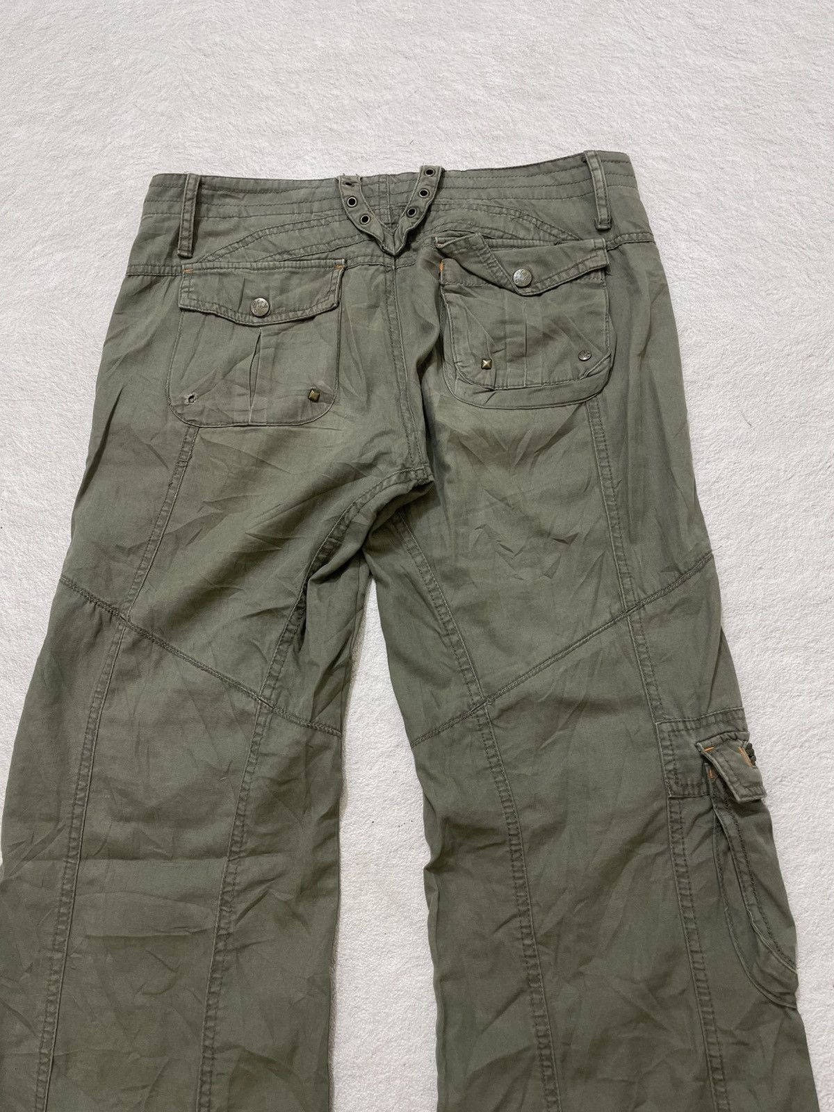 RRL Ralph Lauren 2000s Hysteric Rare Cargo Pants Zipper Y2K ifsix LGB Alpha Size 30" / US 8 / IT 44 - 9 Thumbnail