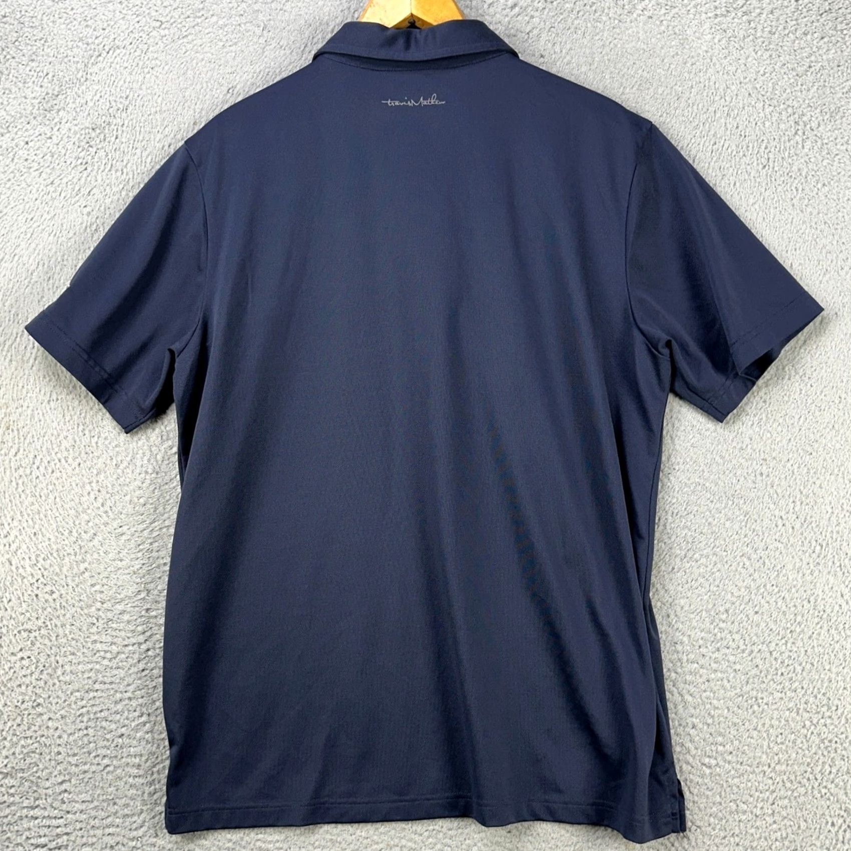 TravisMathew VINTAGE Travis Mathew Shirt Golf Polo Men XL Blue Rugby Short Sleeve Performance Logo Size US XL / EU 56 / 4 - 2 Thumbnail