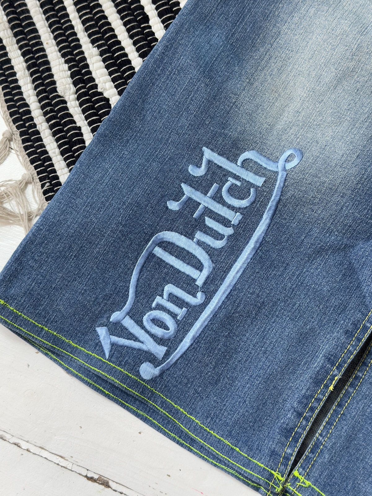 Von Dutch VINTAGE VON DUTCH 2000s MIDI SKIRT Size 28" / US 6 / IT 42 - 9 Thumbnail