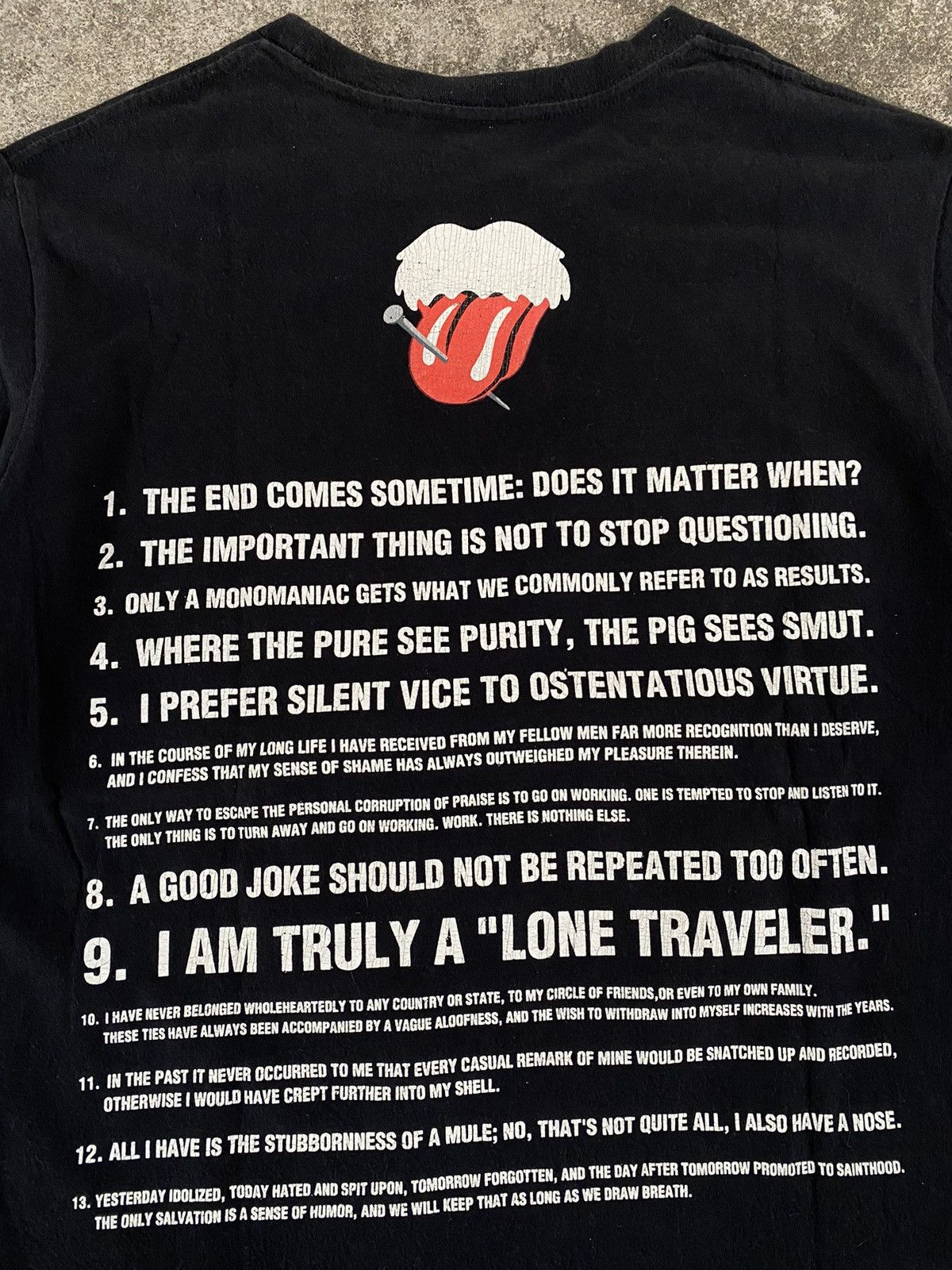 Number (N)ine × Takahiromiyashita The Soloist. Number (N)ine Rolling Stones T-shirt Size US M / EU 48-50 / 2 - 4 Thumbnail