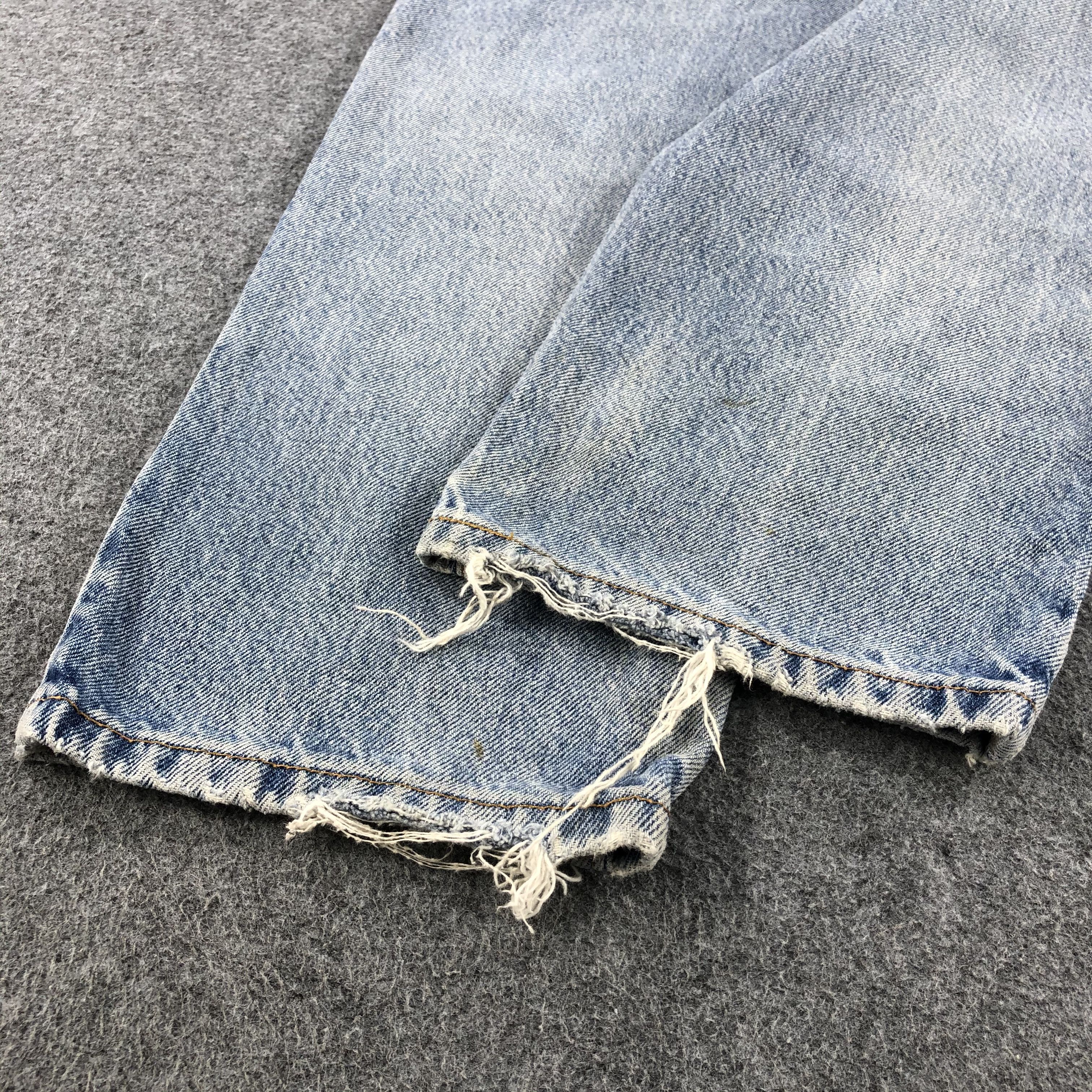 Levi's Vintage 90s Levis Jeans Lot 545 Stone Washed Denim-J964 Size US 33 - 6 Thumbnail
