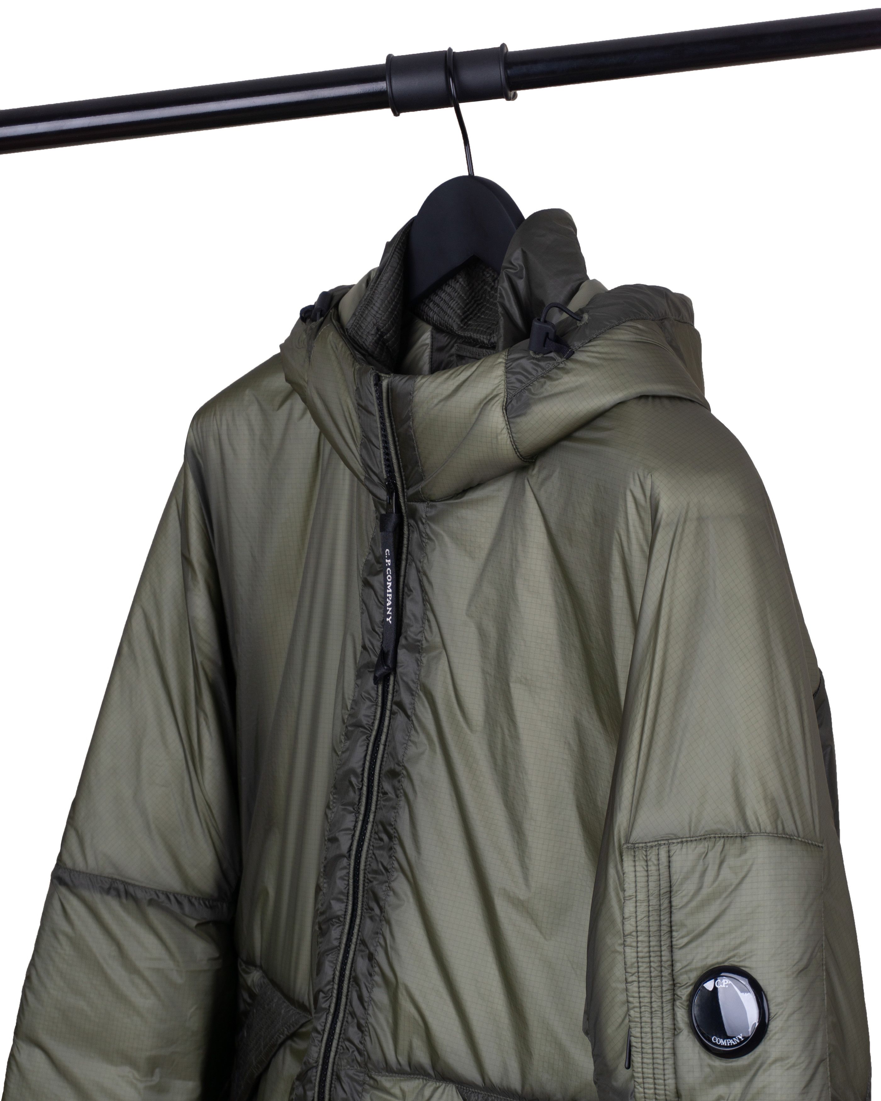 image of C P Company Jacket C.p. Company Outline in Green, Men's (Size Large)