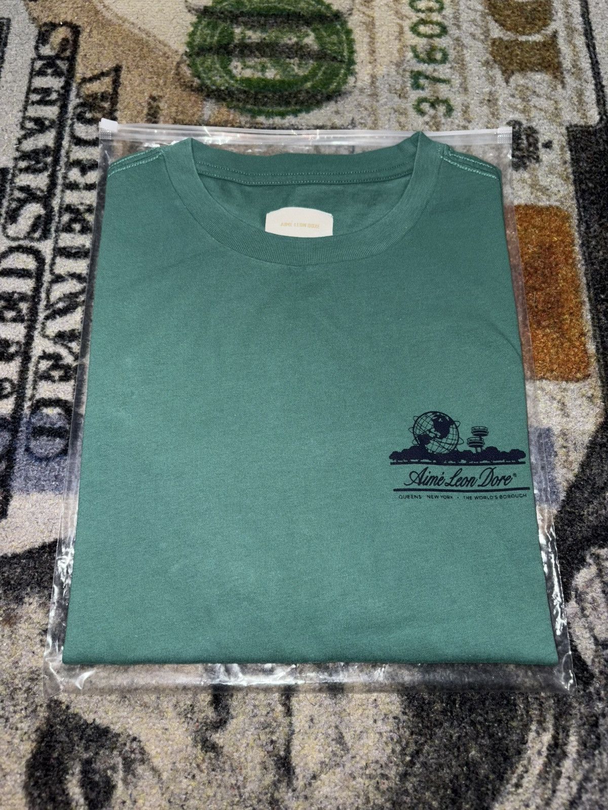 Aime Leon Dore Unisphere Tee Pine Green