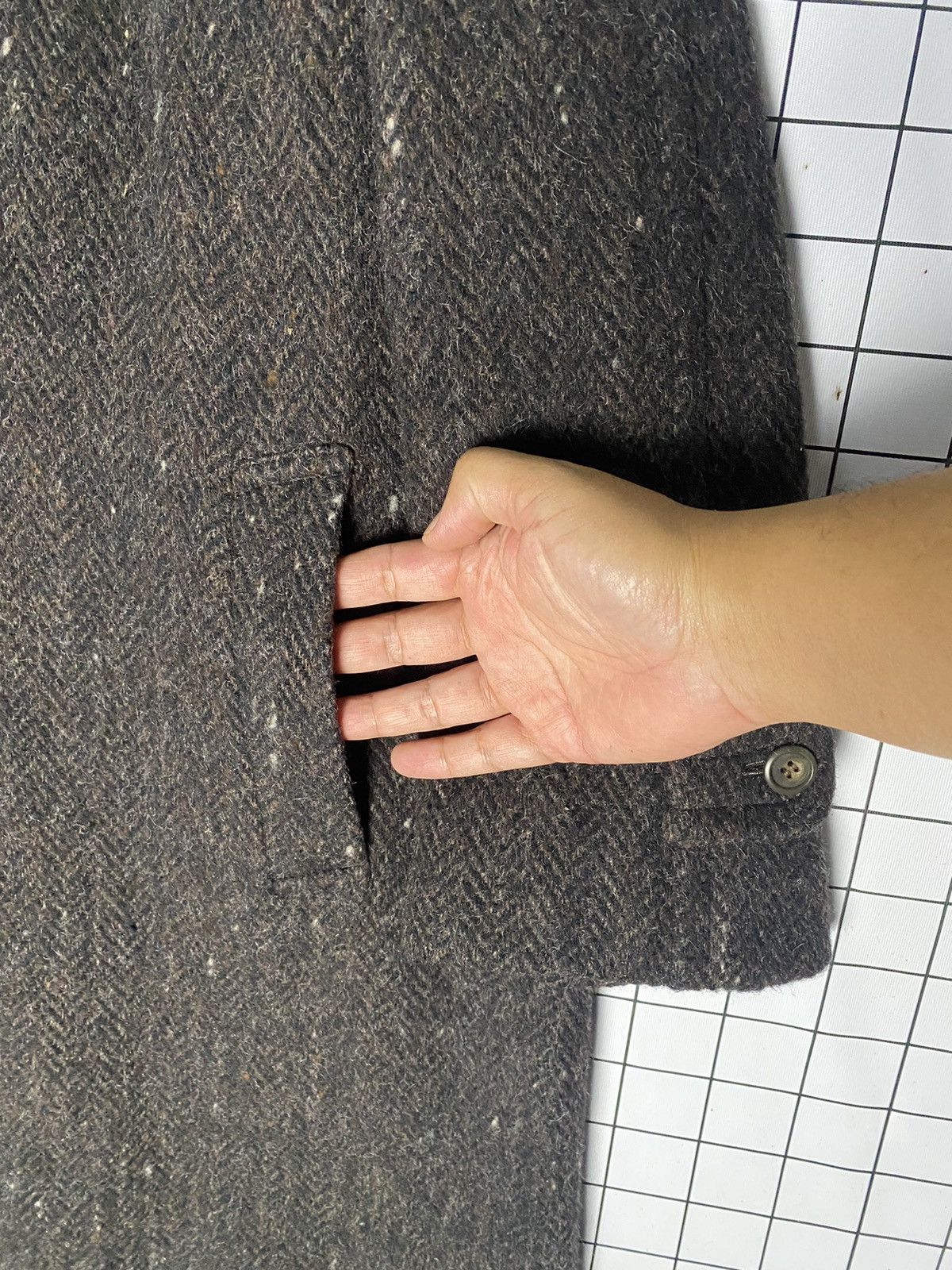 Japanese Brand Vintage Japanese Brand Artigiano Brown Wool Jacket Size US L / EU 52-54 / 3 - 8 Thumbnail