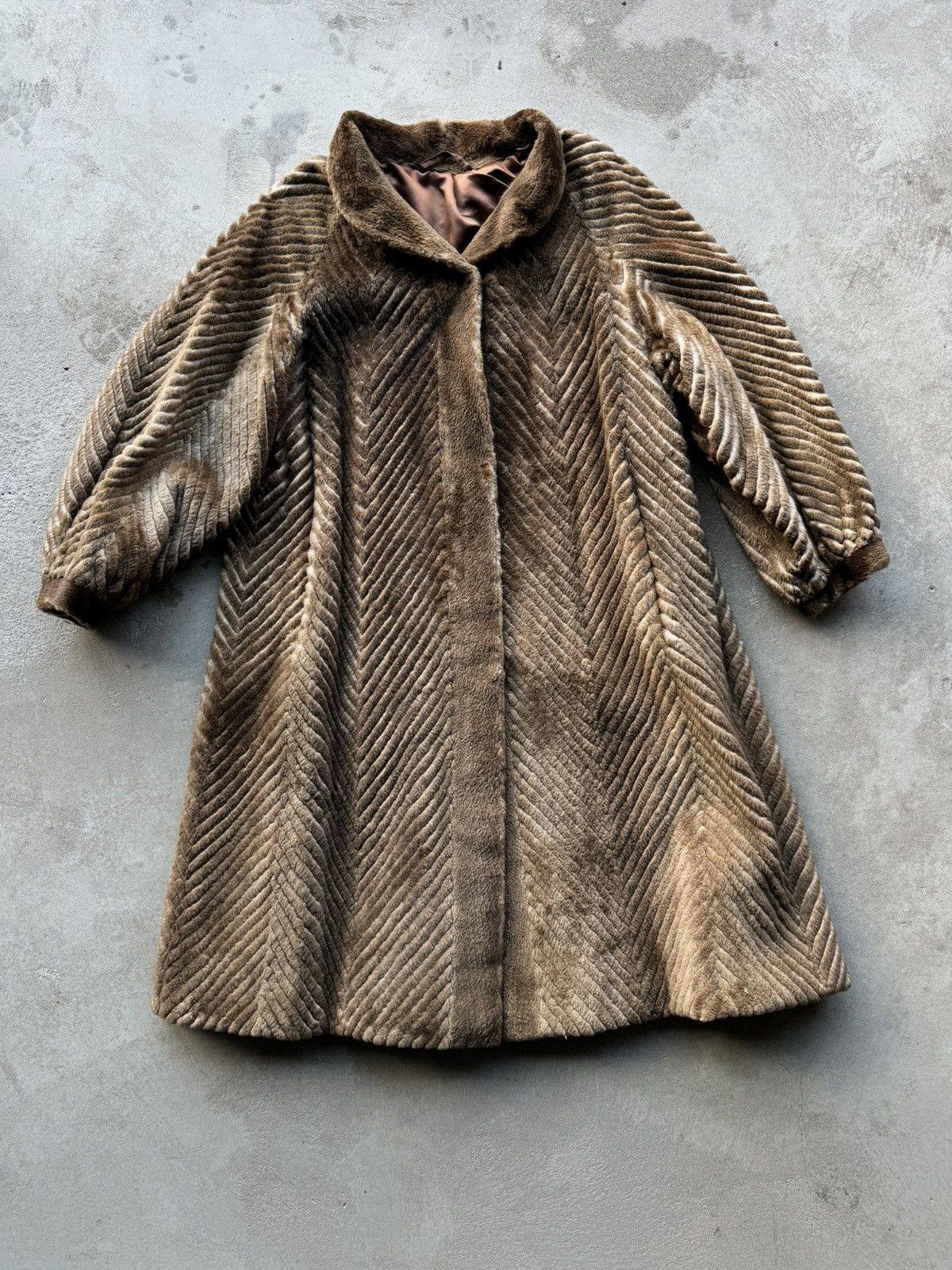 80’s REAL FUR MINK COAT WOMENS