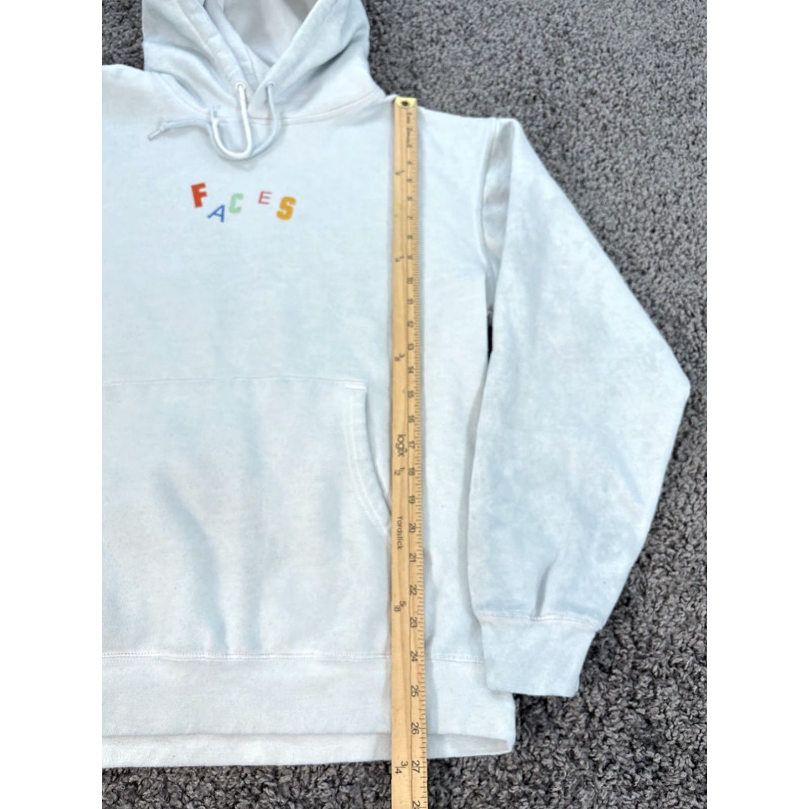 Vintage MAC MILLER Hoodie L White Faces Layers Fleece Pullover Men Size US L / EU 52-54 / 3 - 2 Thumbnail