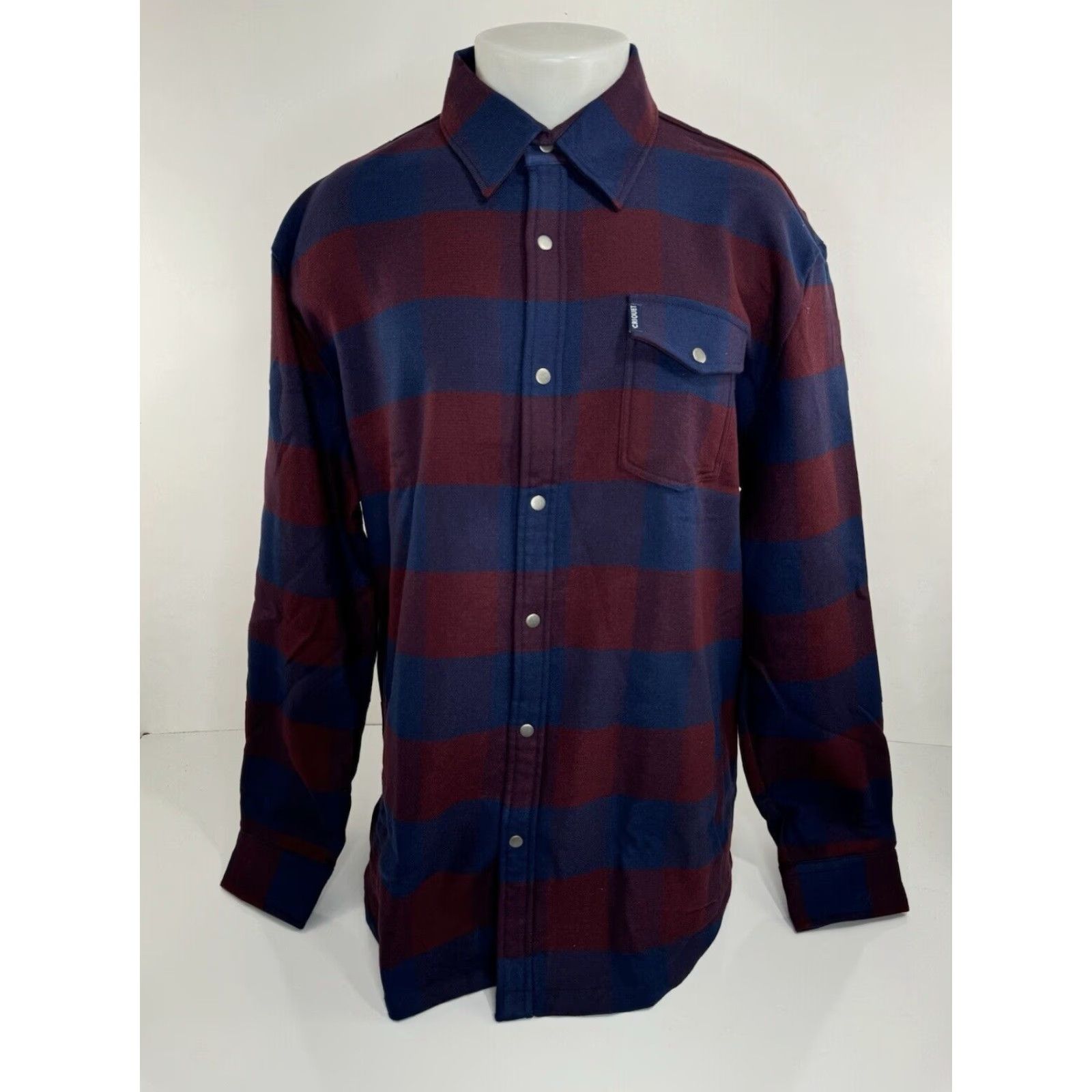 Vintage Criquet Austin - NEW w TAG - Heavy 3 Pocket Plaid Flannel Shirt Jacket Shacket - Red / Blue - 2XL - Men - Shacket - Plaid - Western - Snap Closure Size US XXL / EU 58 / 5 - 2 Thumbnail