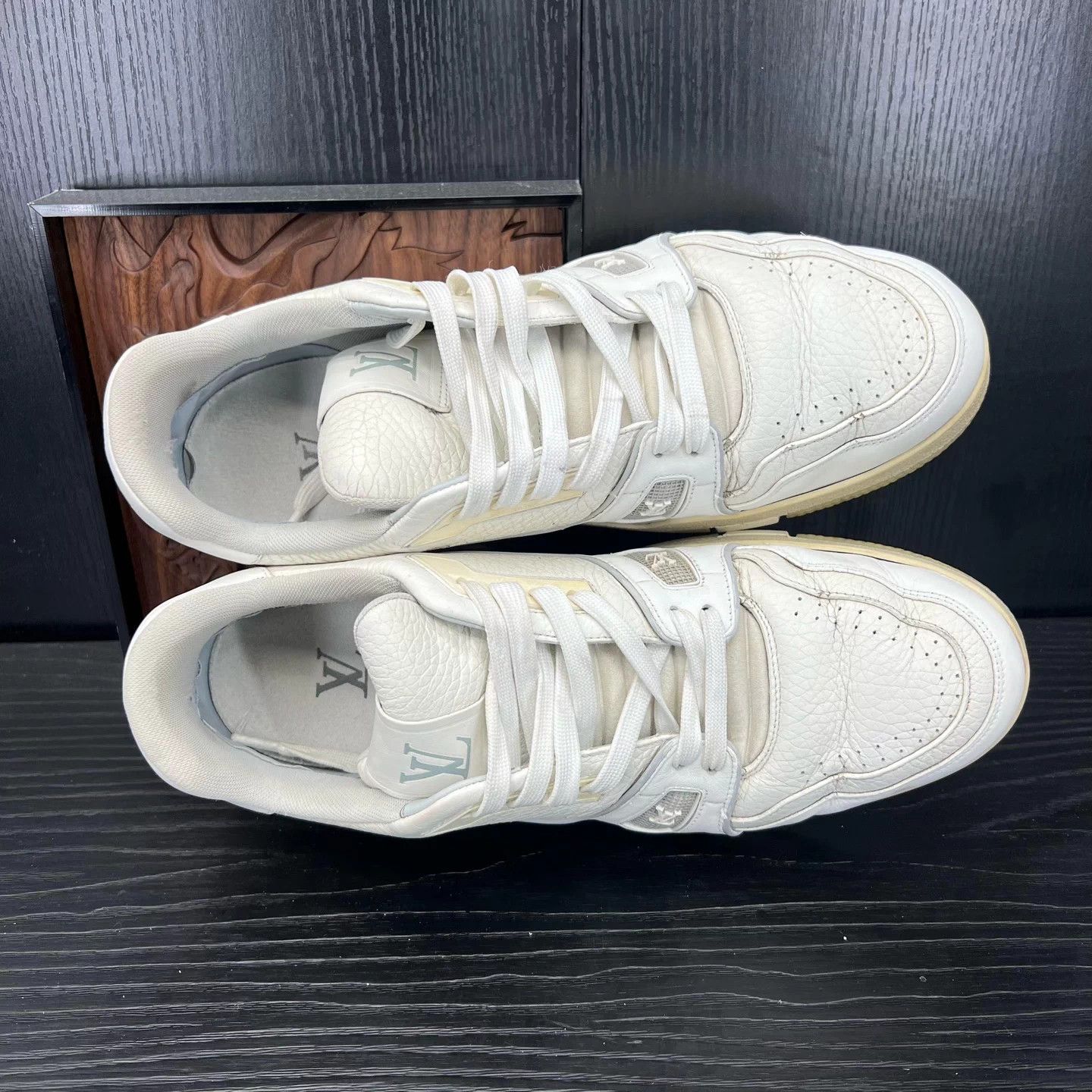 Louis Vuitton LV Trainer White Cement 43/US9 Original Box Quick Sale Size US 10 / EU 43 - 8 Thumbnail