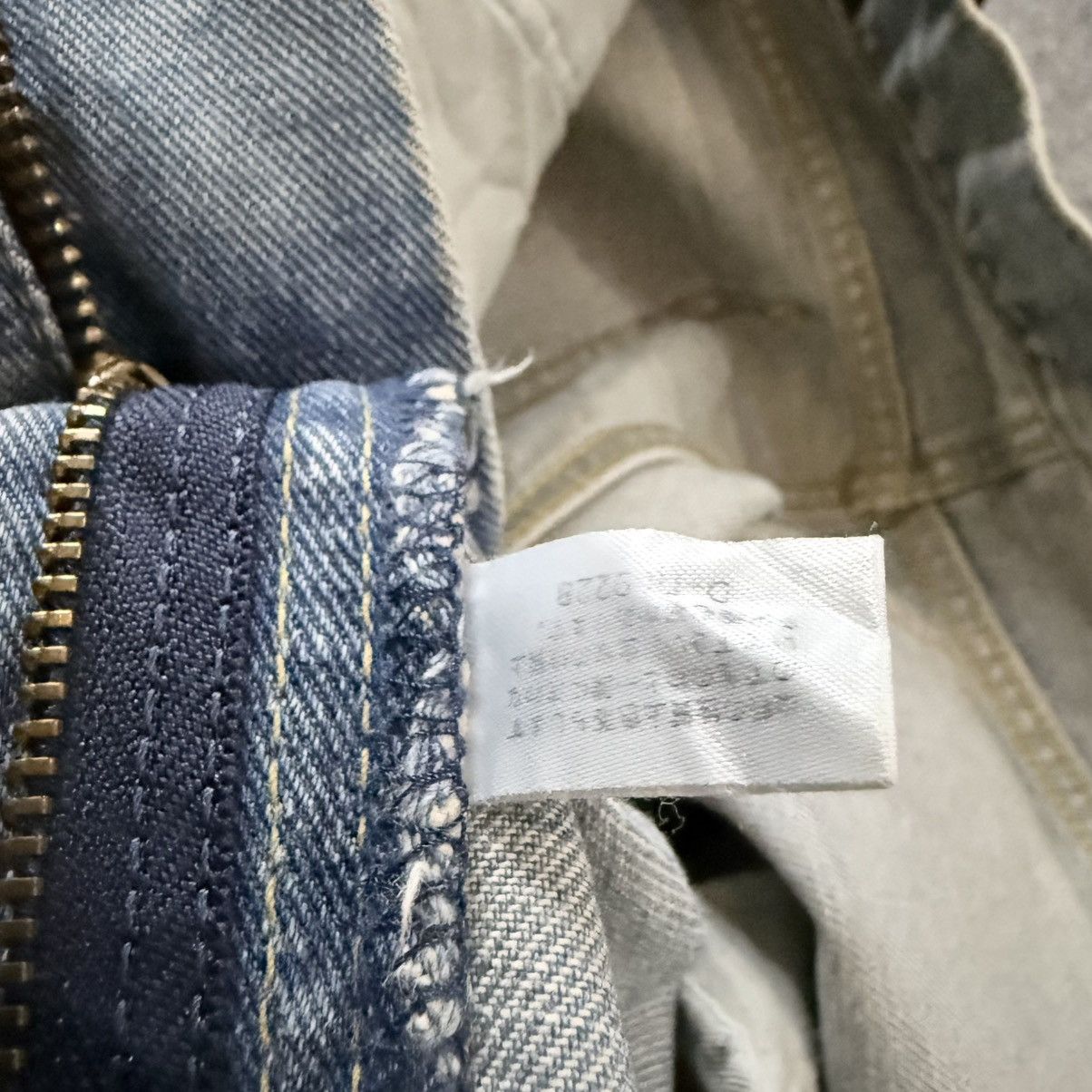 Lee × Number (N)ine Vintage Heavy Faded Washed Grunge Denim Lee Rider W32 Size US 32 / EU 48 - 16 Thumbnail