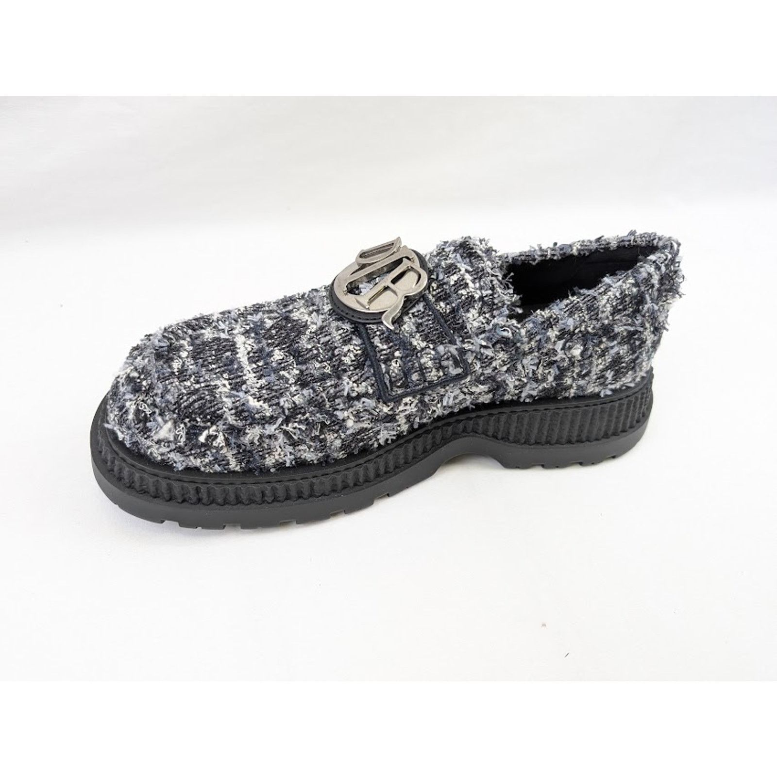 Dior o1rshd1 Buffalo Loafers Fabric in Navy Blue Size US 11 / EU 44 - 8 Thumbnail