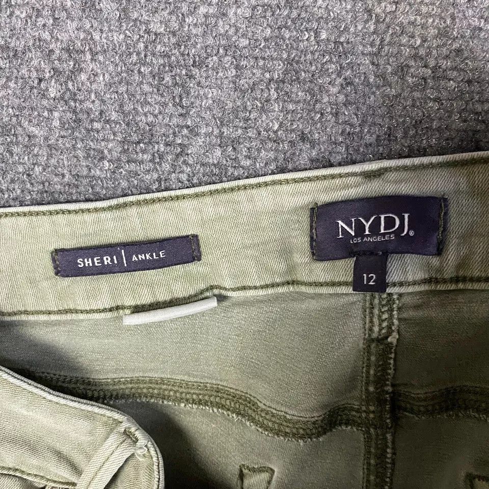 NYDJ NYDJ Jeans Women's Size 12 Sheri Ankle Denim Stretch Size 32" / US 10 / IT 46 - 6 Thumbnail