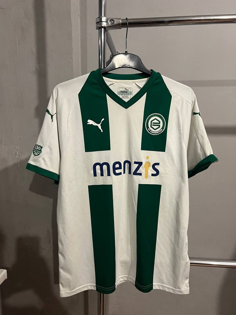 Puma 2017/18 FC GRONINGEN #10 MATCH WORN SOCCER JERSEY SHIRT XL Size US XL / EU 56 / 4 - 2 Thumbnail