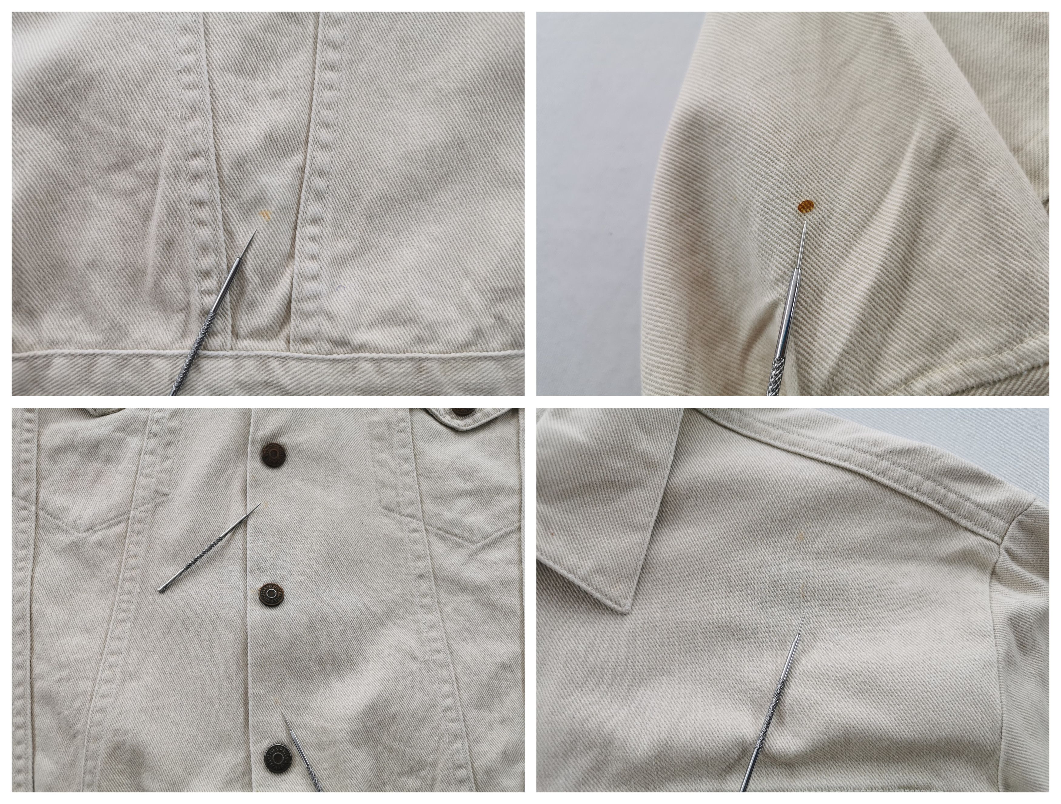 Levi's Distressed Vintage 80's Levis White Tab Trucker Denim Jacket Size US M / EU 48-50 / 2 - 5 Thumbnail