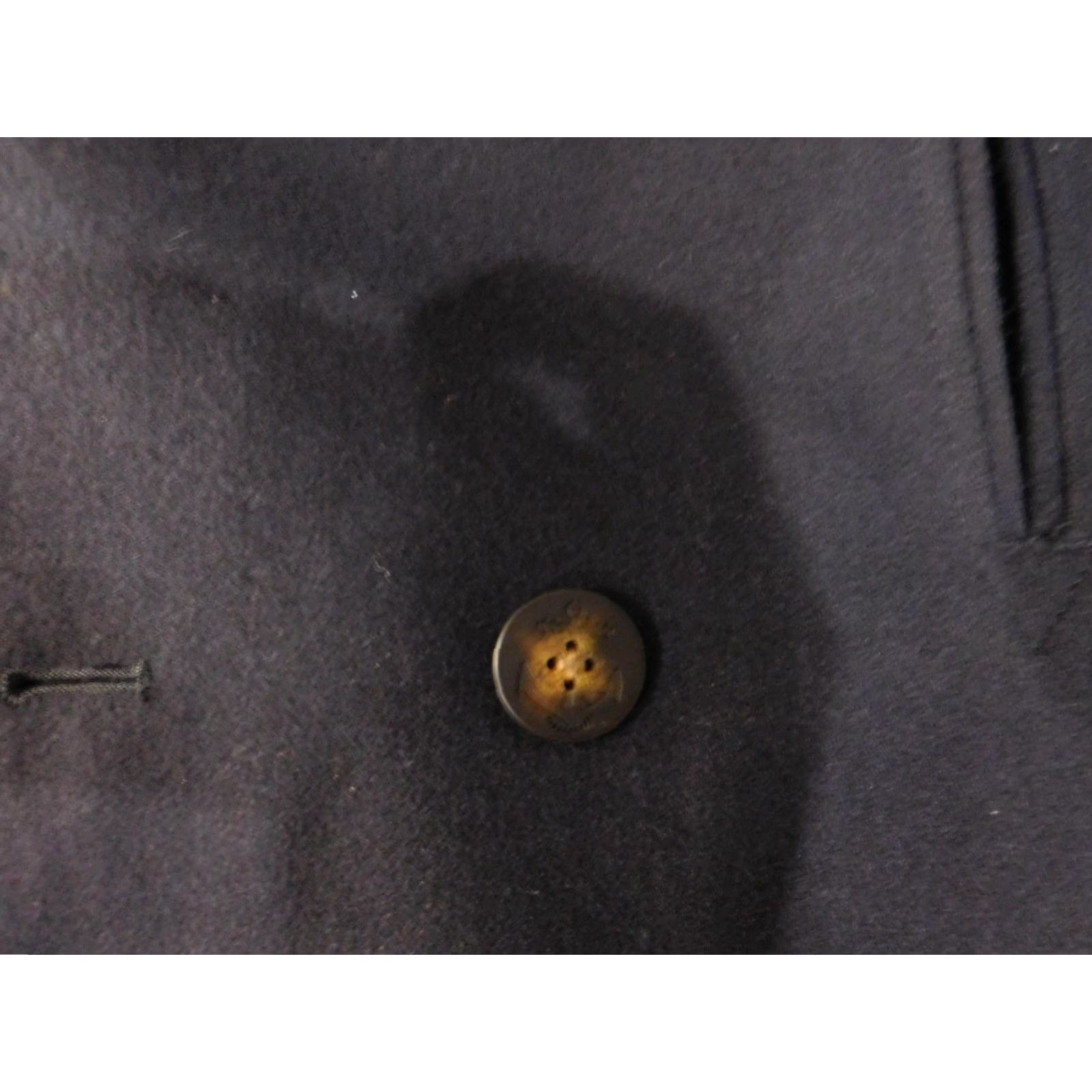 Ralph Lauren VINTAGE Lauren Ralph Lauren Coat Mens 40L Wool Blend Peacoat Button Overcoat Classic Size US XXS / EU 40 - 5 Thumbnail