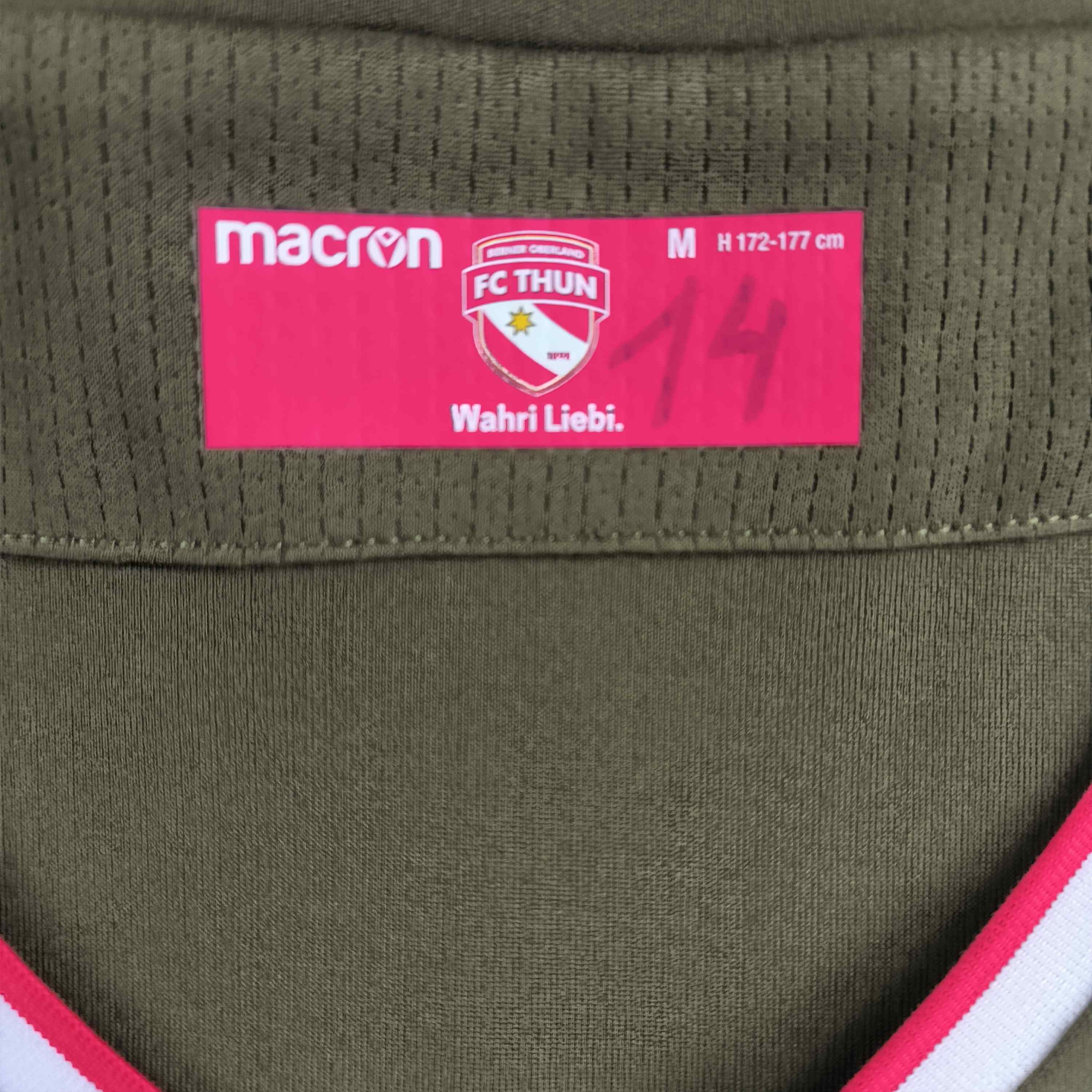 Macron FC Thun 2020-21 Macron away #3 football jersey size M Size US M / EU 48-50 / 2 - 5 Thumbnail
