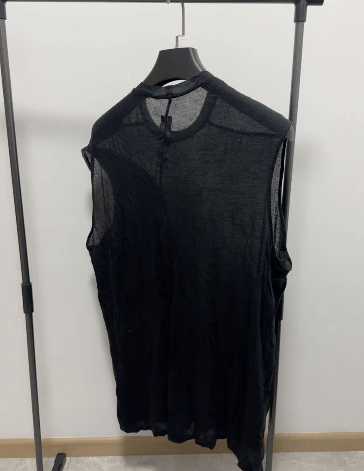 Rick Owens 【Rick Owens】 23SS Black Paneled Vest Size US M / EU 48-50 / 2 - 4 Thumbnail