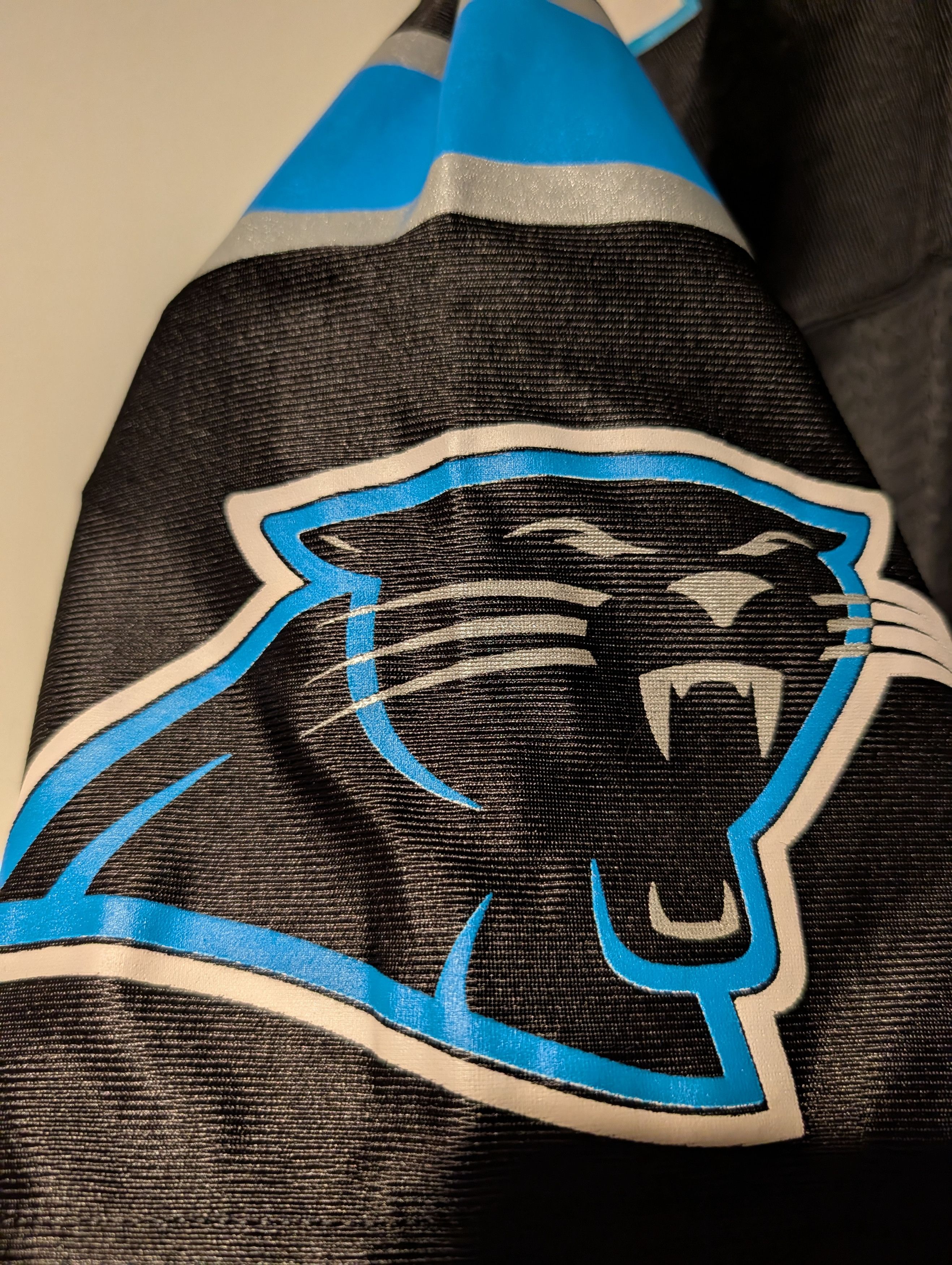 NFL Vintage Kerry Collins Carolina Panthers Athletic NFL Jersey Size US L / EU 52-54 / 3 - 6 Thumbnail