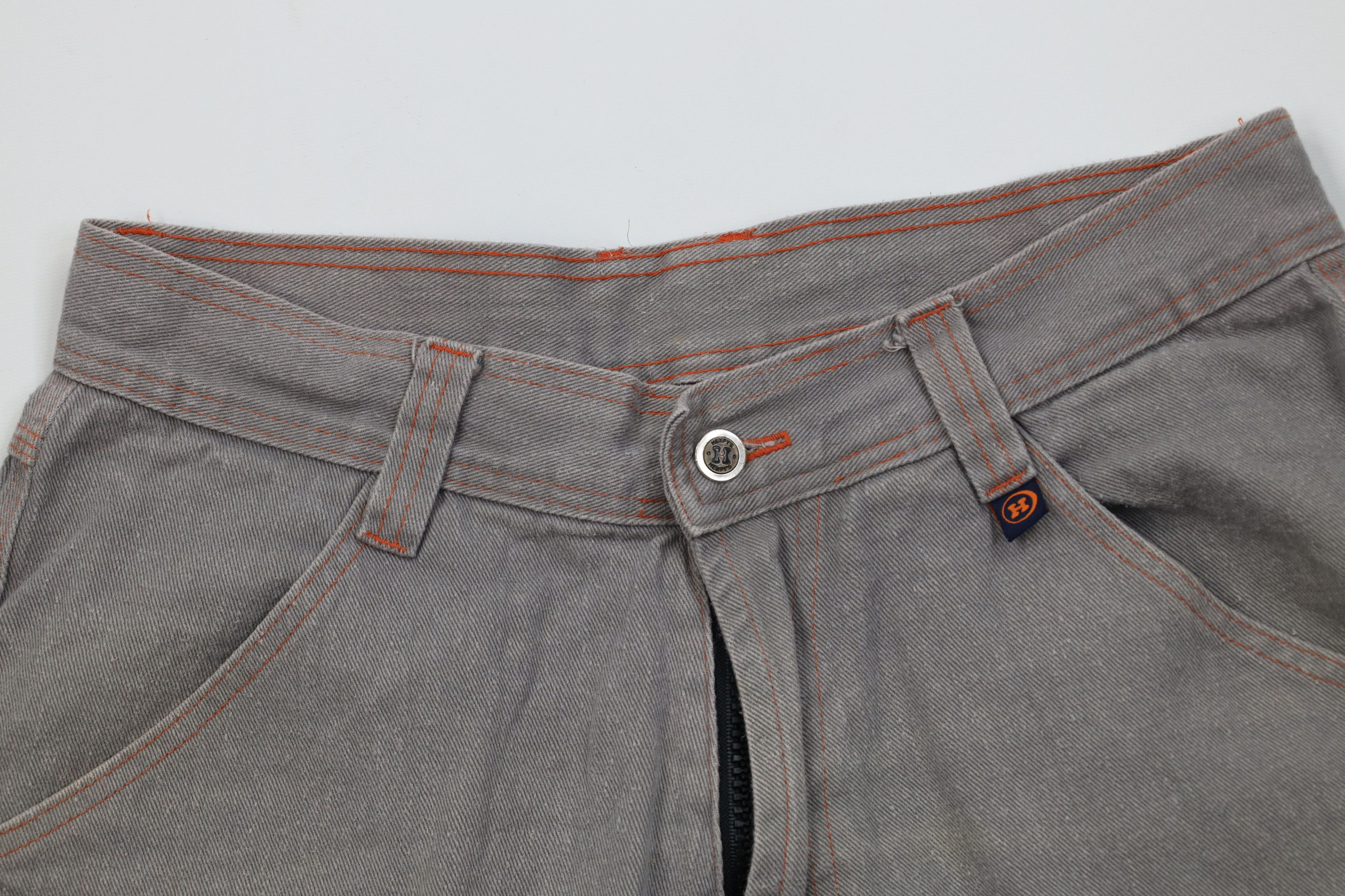 Vintage Vintage 90s Y2K Streetwear Skateboard Cargo Shorts Gray Size US 34 / EU 50 - 2 Thumbnail