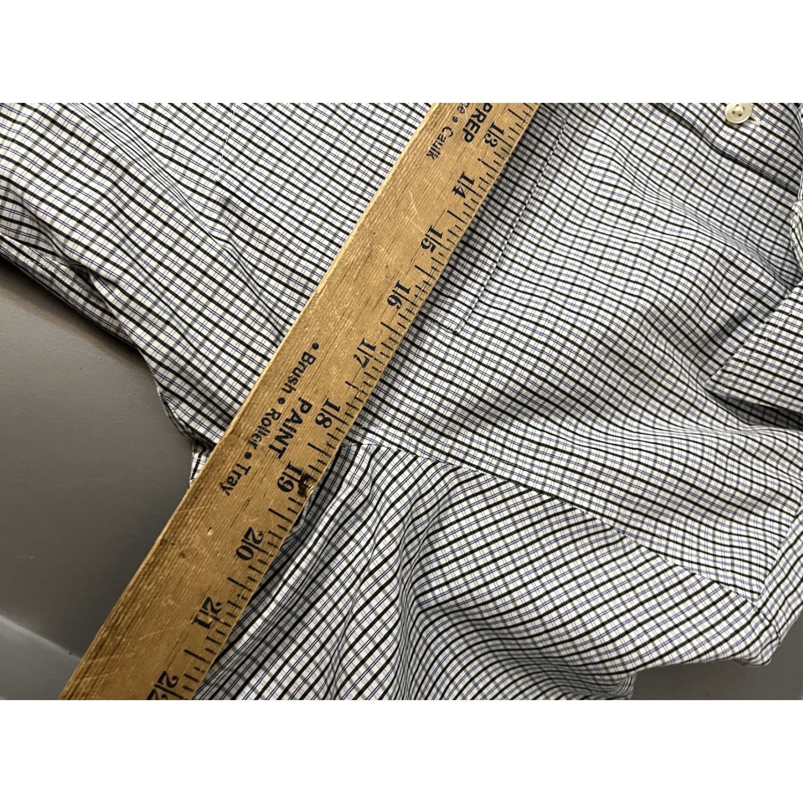J.Crew J.CREW Men's Thompson Shirtings Long Sleeve Shirt Medium Gingham Plaid Button Front Collared Spread Midi? Size US M / EU 48-50 / 2 - 4 Thumbnail