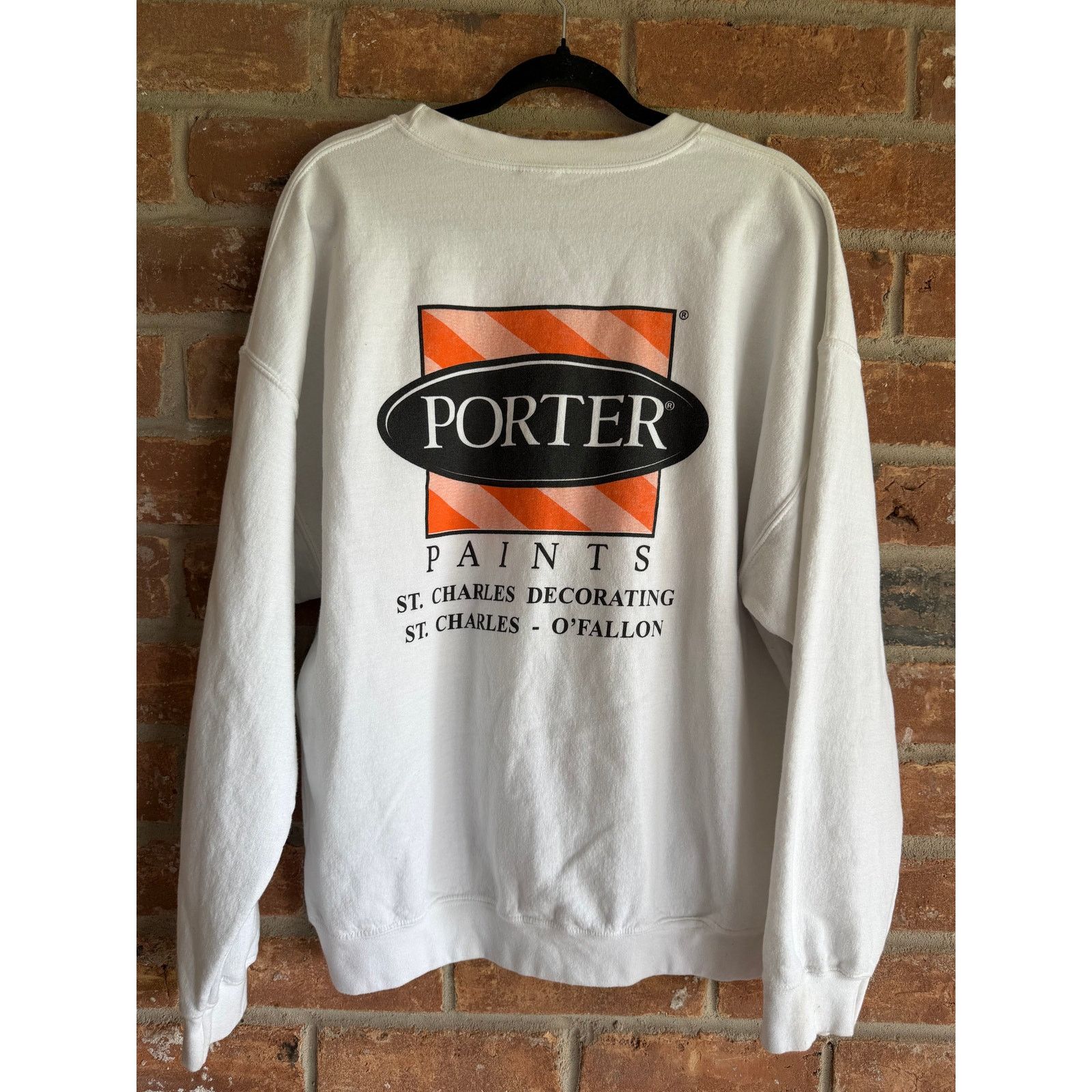 Vintage Porter Paints Vintage White Crewneck Sweatshirt XL Size US XL / EU 56 / 4 - 1 Thumbnail