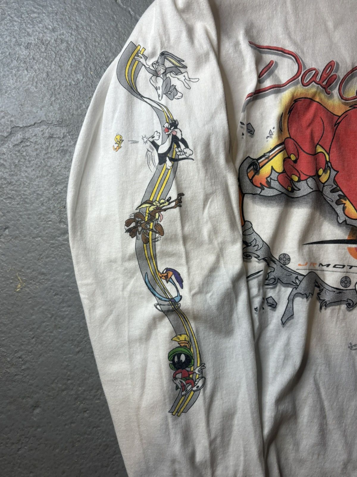 NASCAR Y2K Dale Earnhardt Jr. x Looney Tunes Long Sleeve 🔥 Size US L / EU 52-54 / 3 - 2 Thumbnail