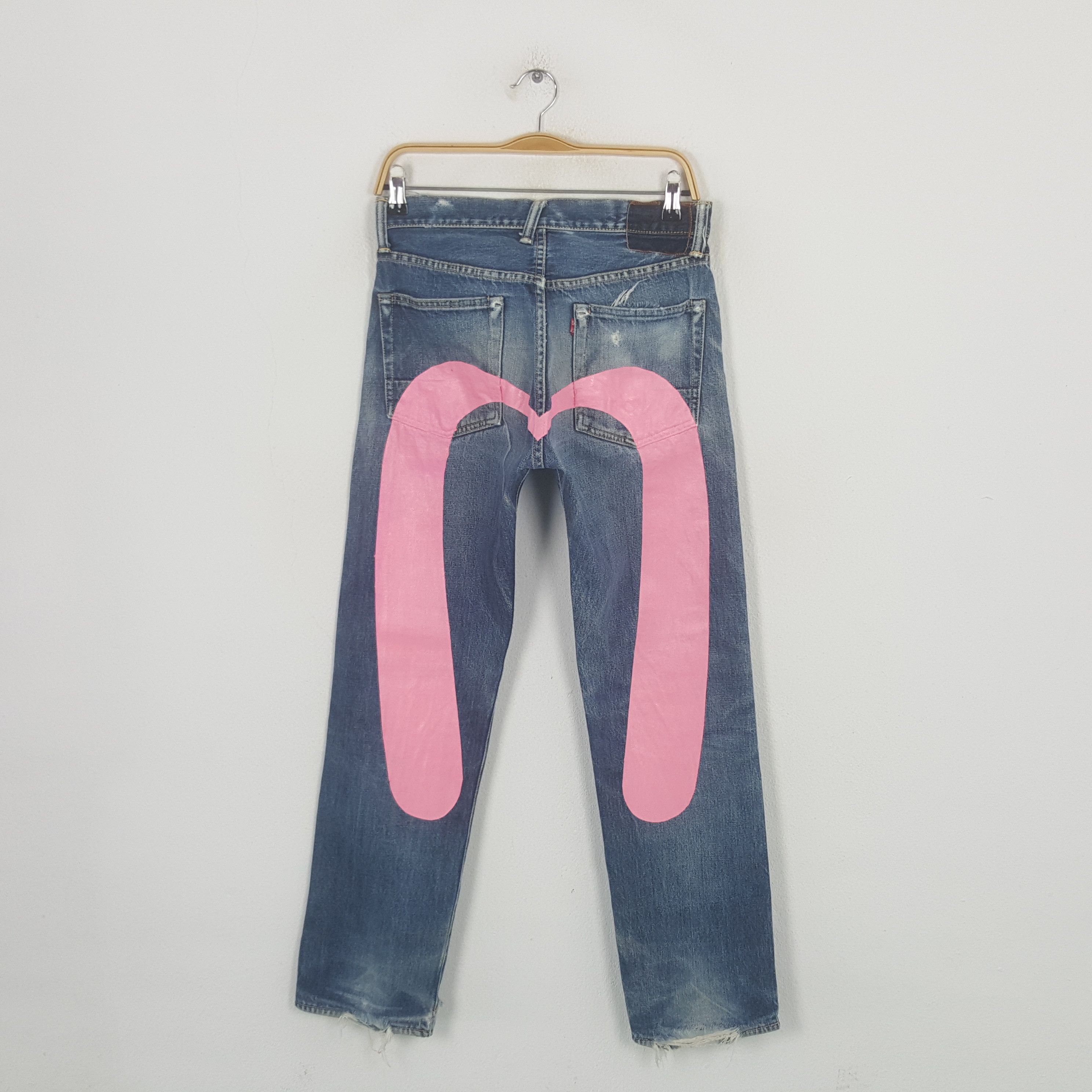 Evisu Vintage Evisu Japanese Brand Daicock Denim Jeans C297N12 Size US 29 - 1 Thumbnail