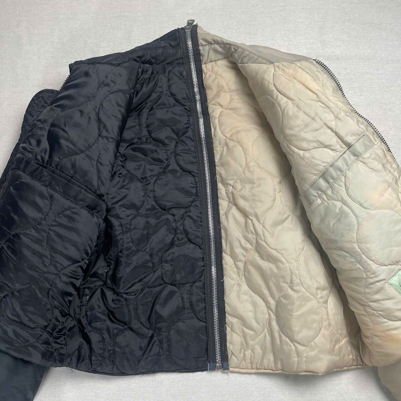 (di)vision (Di)vision split bomber jacket - black and grey Size US M / EU 48-50 / 2 - 3 Thumbnail